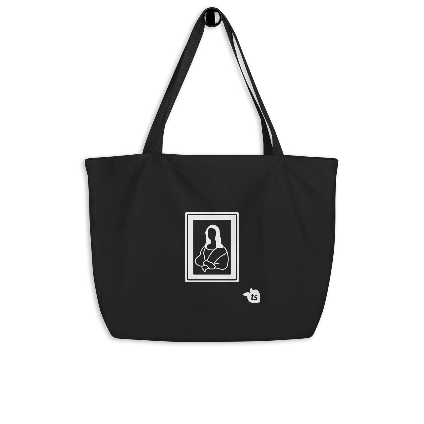 tsgabrielle • Paris - Da Vinci • Large Tote Bag • Black • Coton Organic - tsgabrielle