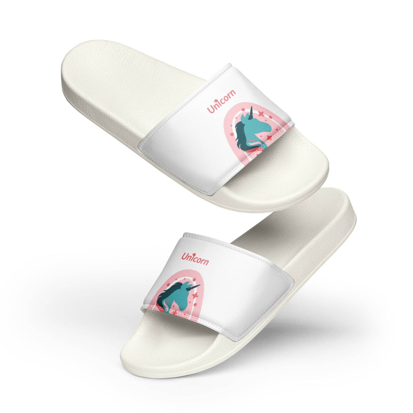 tsgabrielle • Men’s • Unicorn - Seraphina • Slides • White - tsgabrielle