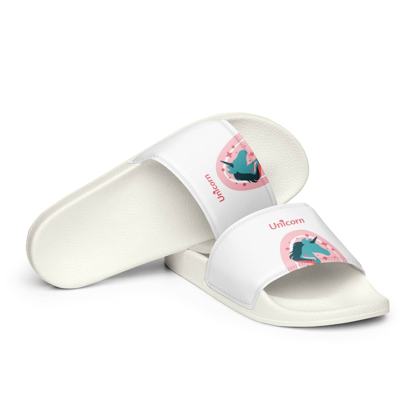 tsgabrielle • Men’s • Unicorn - Seraphina • Slides • White - tsgabrielle