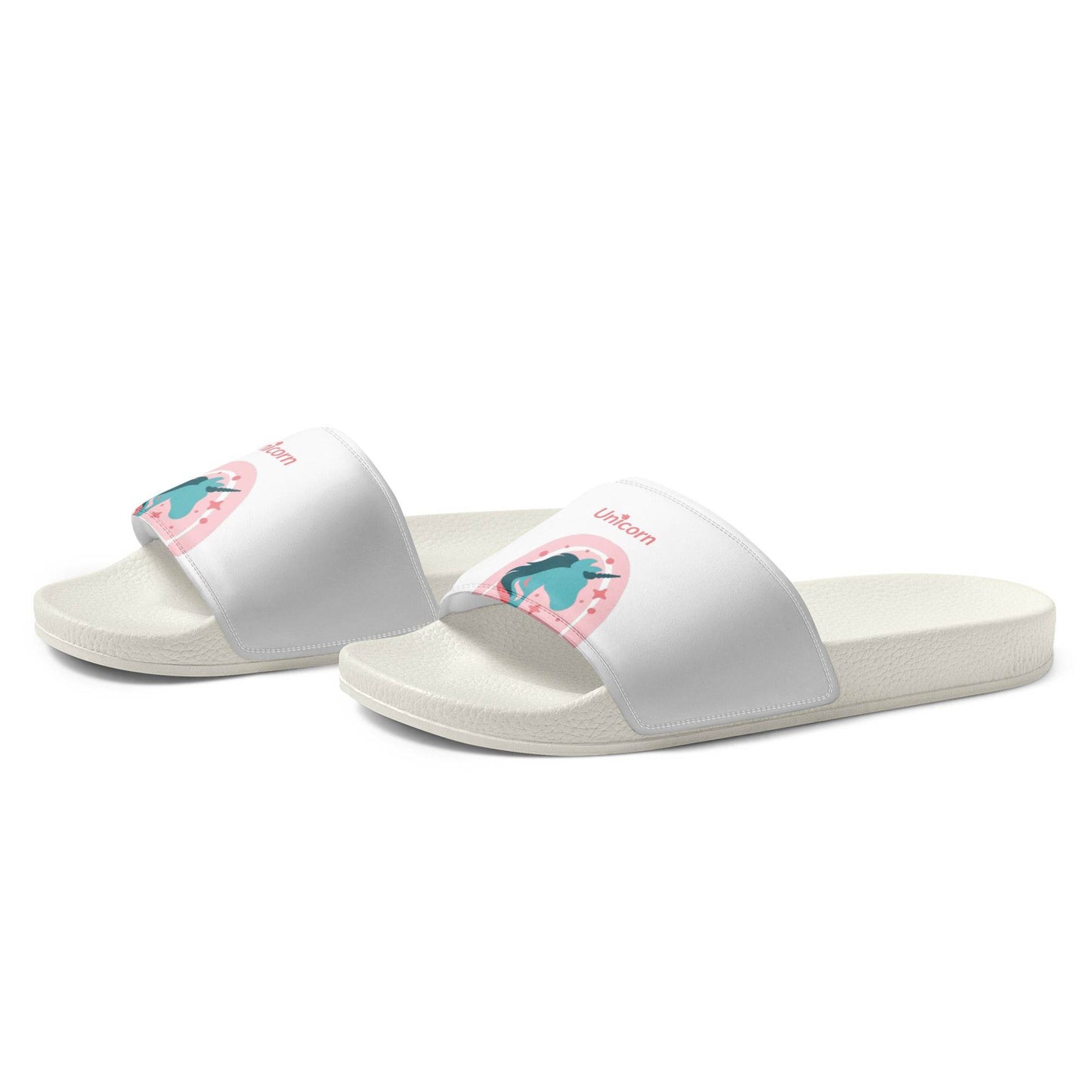 tsgabrielle • Men’s • Unicorn - Seraphina • Slides • White - tsgabrielle