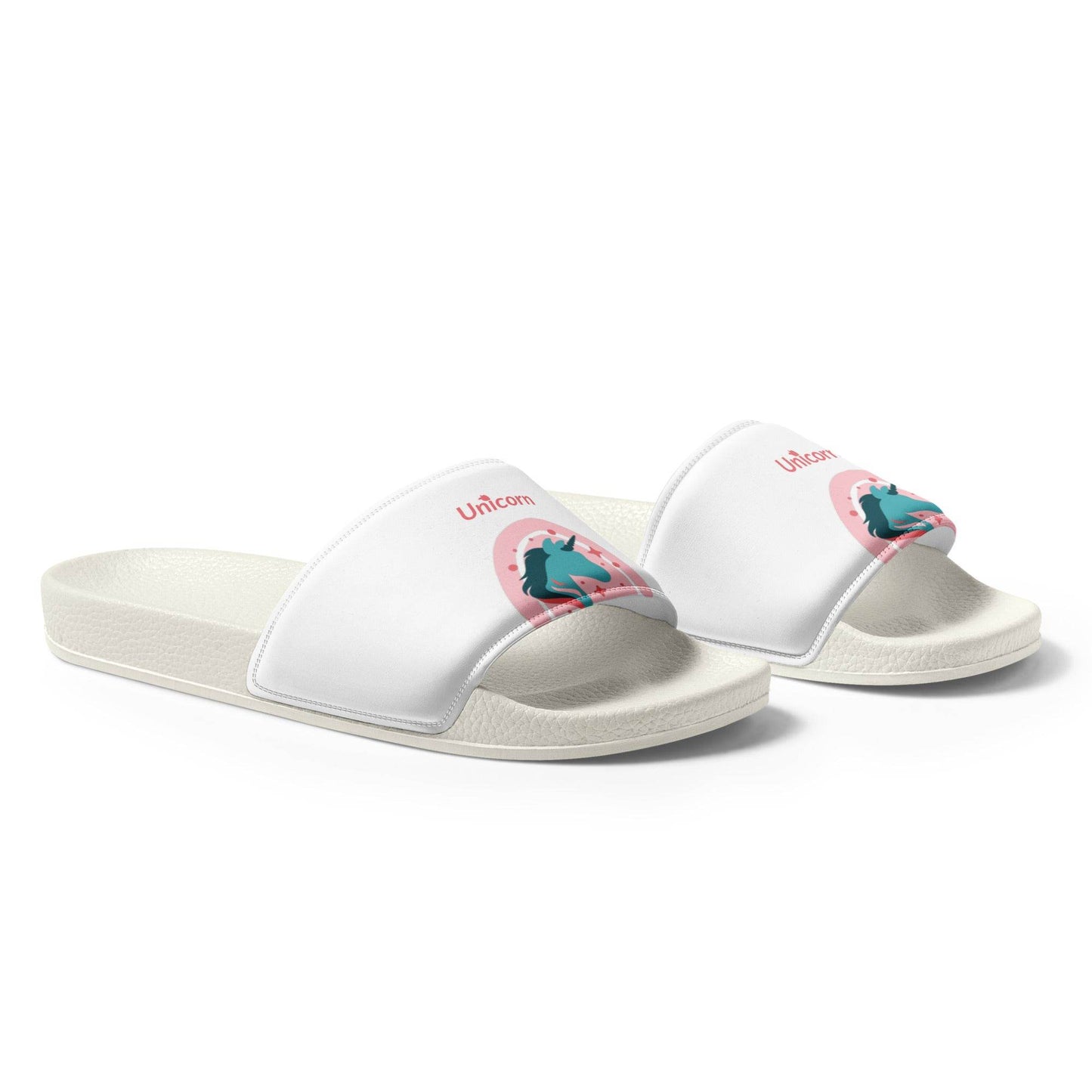 tsgabrielle • Men’s • Unicorn - Seraphina • Slides • White - tsgabrielle