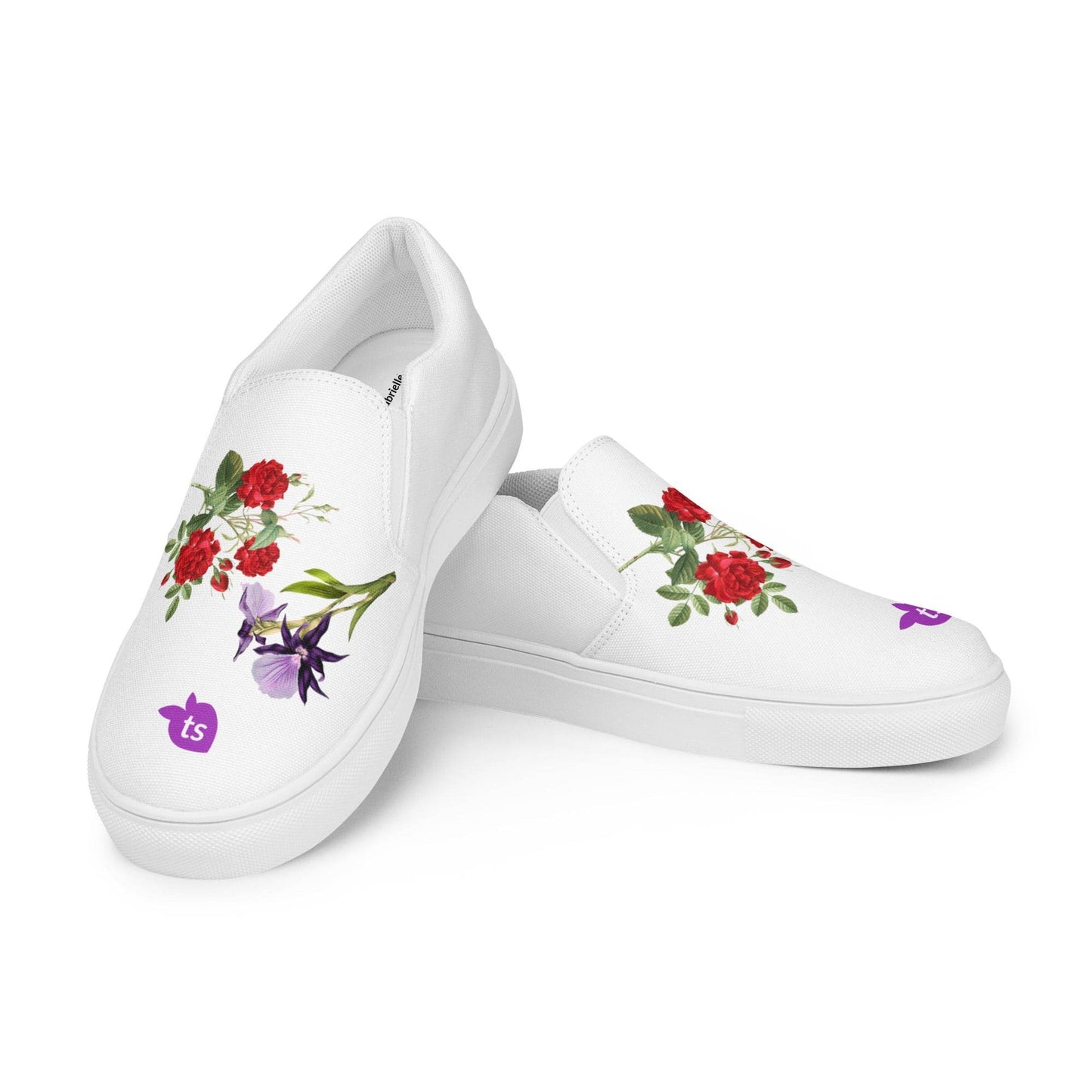 tsgabrielle • Men’s • TransFLOWer • Slip-On Canvas Shoes • White - tsgabrielle