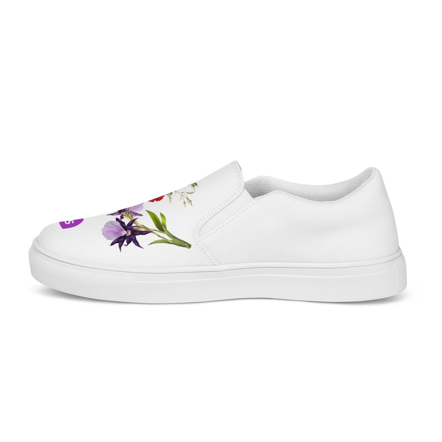 tsgabrielle • Men’s • TransFLOWer • Slip-On Canvas Shoes • White - tsgabrielle