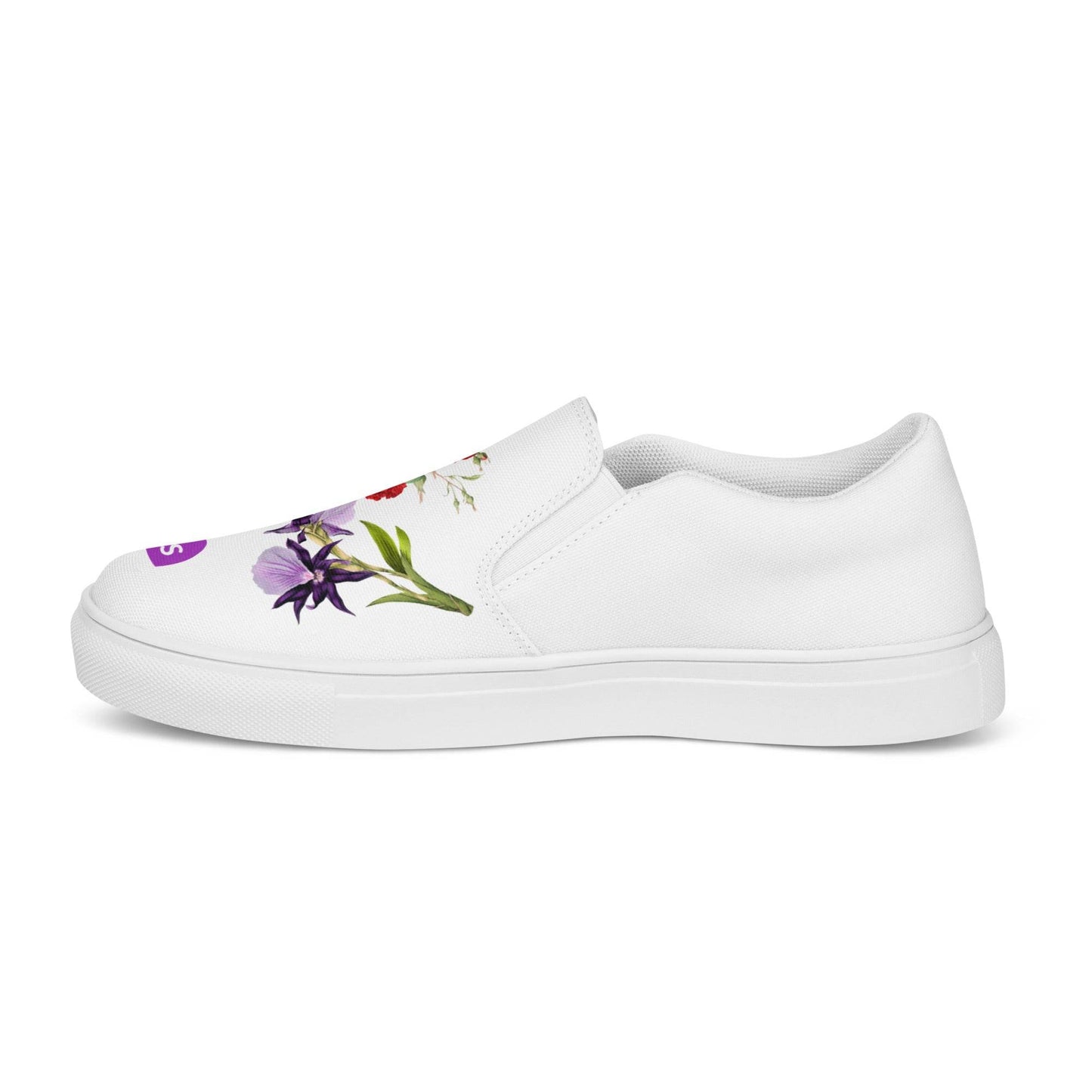 tsgabrielle • Men’s • TransFLOWer • Slip-On Canvas Shoes • White - tsgabrielle