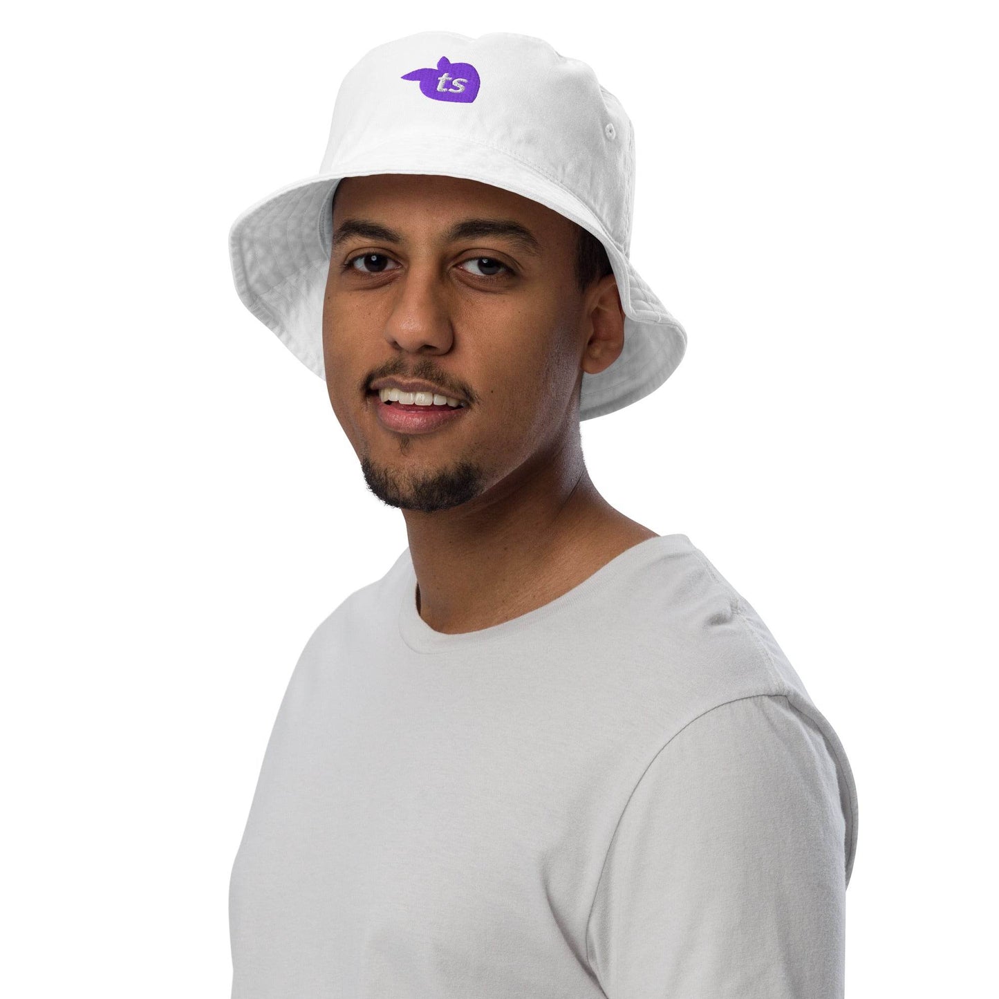 tsgabrielle • Bucket Hat • White • Organic Cotton - tsgabrielle