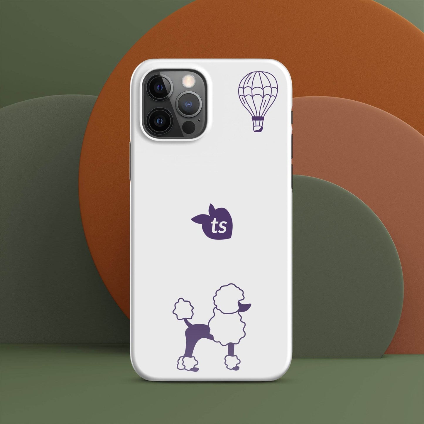tsgabrielle • Paris - Le Chien • Snap Case Compatible with iPhone® • White - tsgabrielle