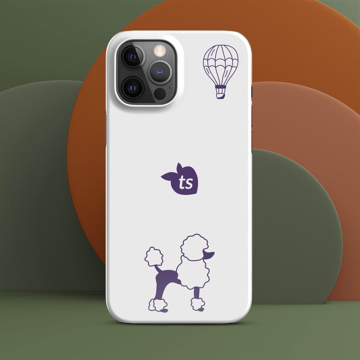tsgabrielle • Paris - Le Chien • Snap Case Compatible with iPhone® • White - tsgabrielle