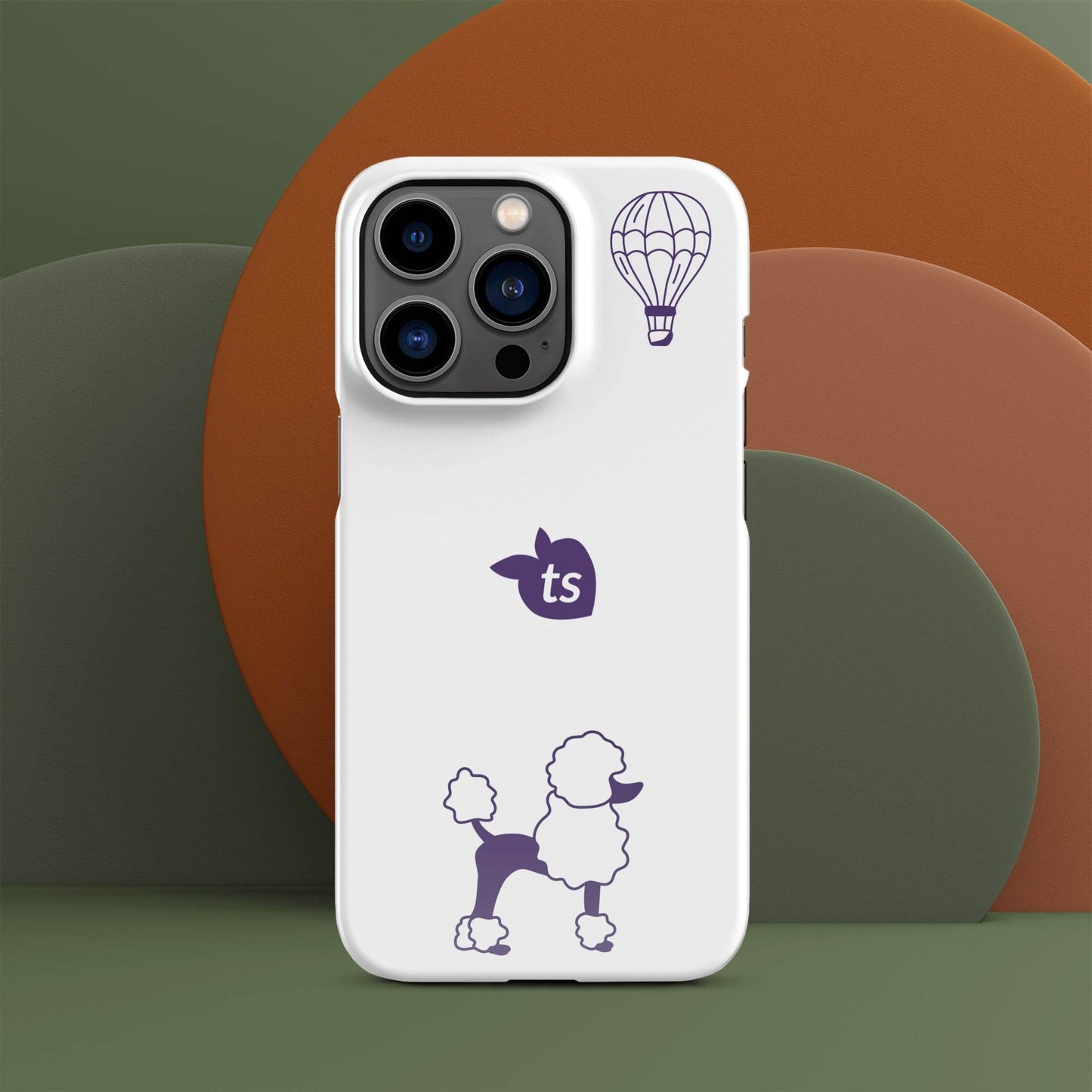 tsgabrielle • Paris - Le Chien • Snap Case Compatible with iPhone® • White - tsgabrielle