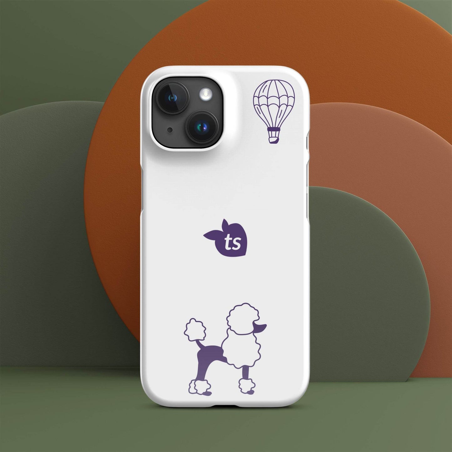 tsgabrielle • Paris - Le Chien • Snap Case Compatible with iPhone® • White - tsgabrielle