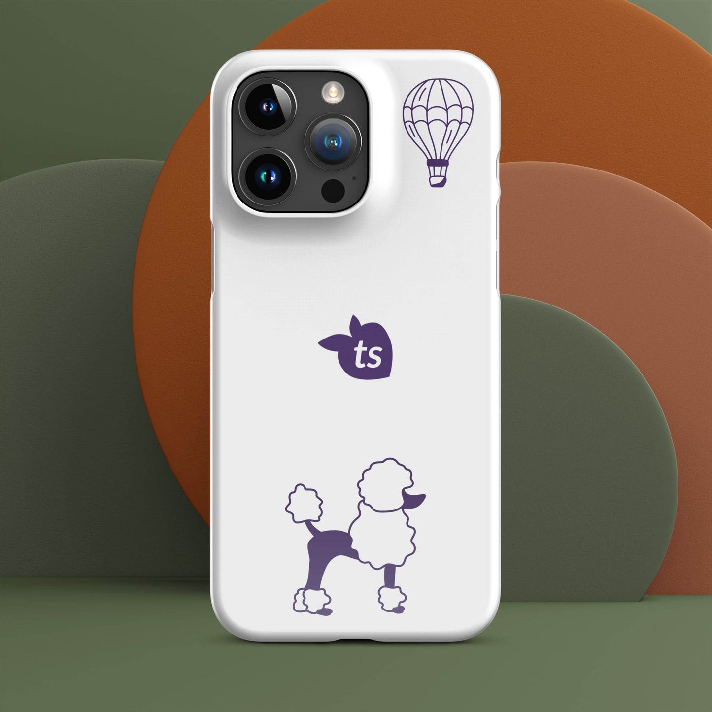 tsgabrielle • Paris - Le Chien • Snap Case Compatible with iPhone® • White - tsgabrielle