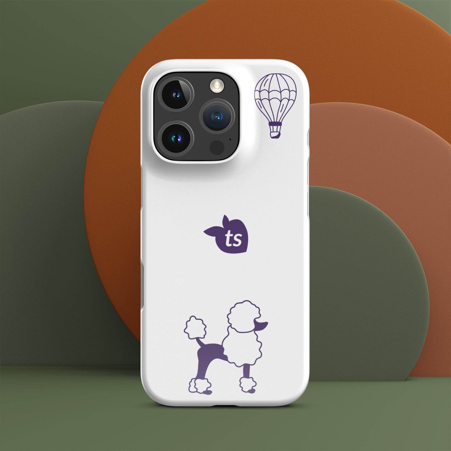 tsgabrielle • Paris - Le Chien • Snap Case Compatible with iPhone® • White - tsgabrielle