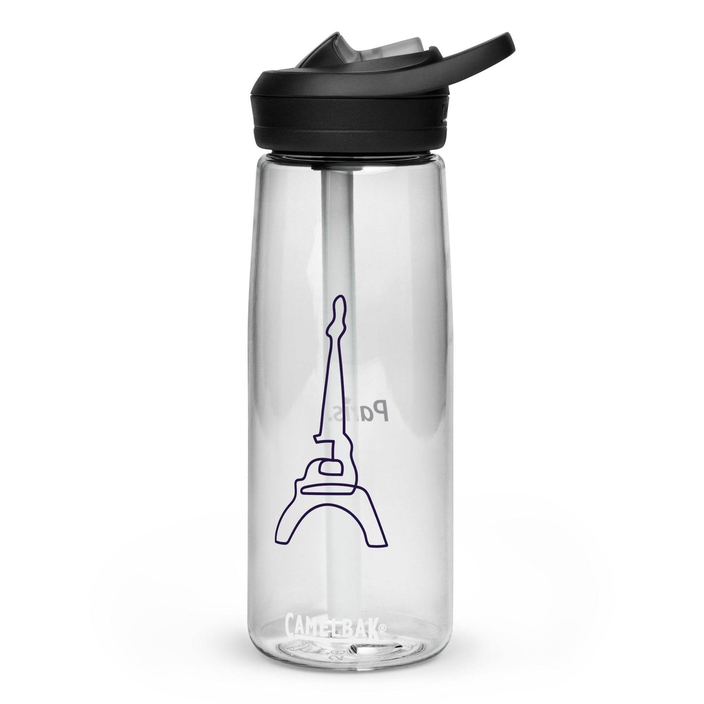 tsgabrielle • Paris • Sports Water Bottle • Clear • 25 oz - 739 ml - tsgabrielle