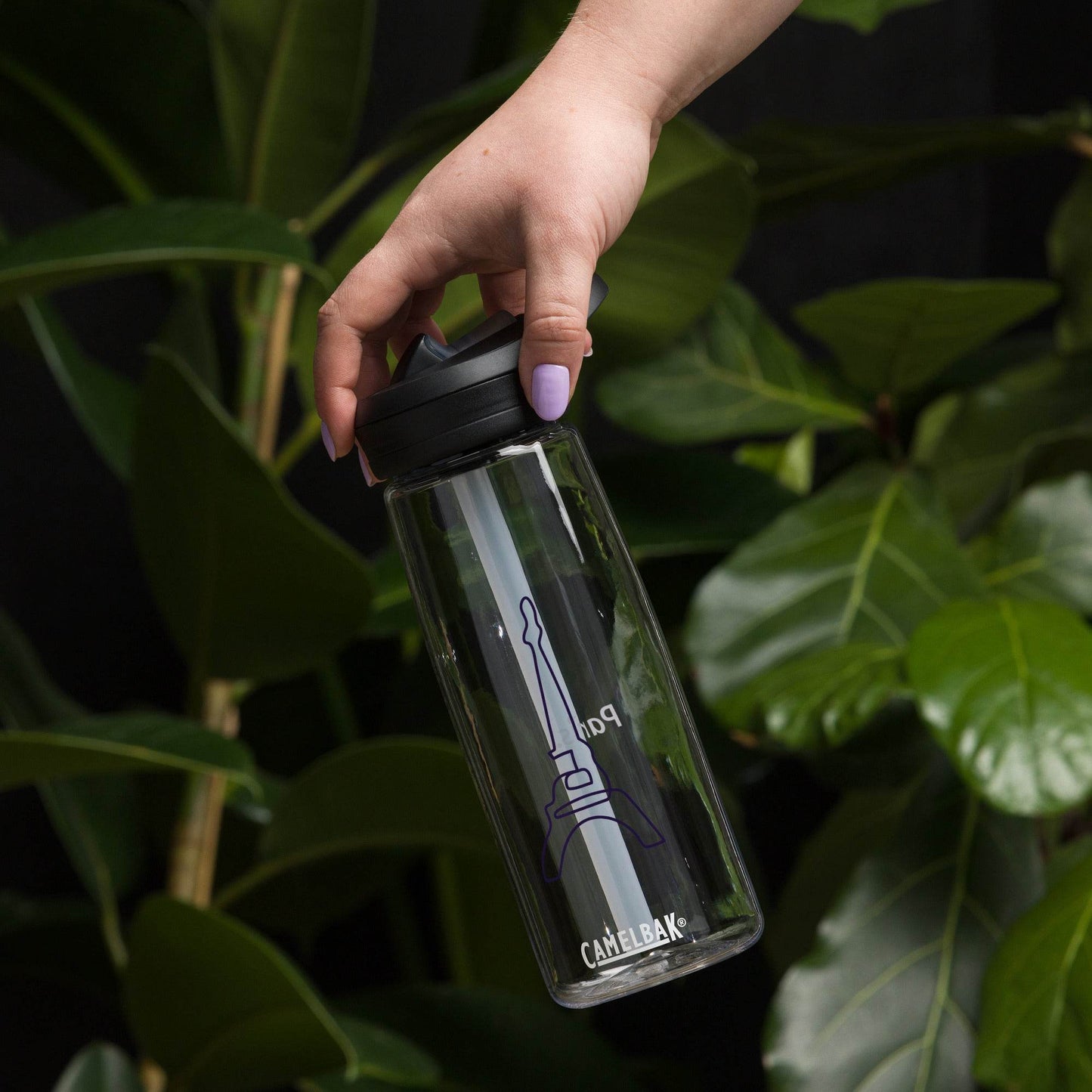 tsgabrielle • Paris • Sports Water Bottle • Clear • 25 oz - 739 ml - tsgabrielle