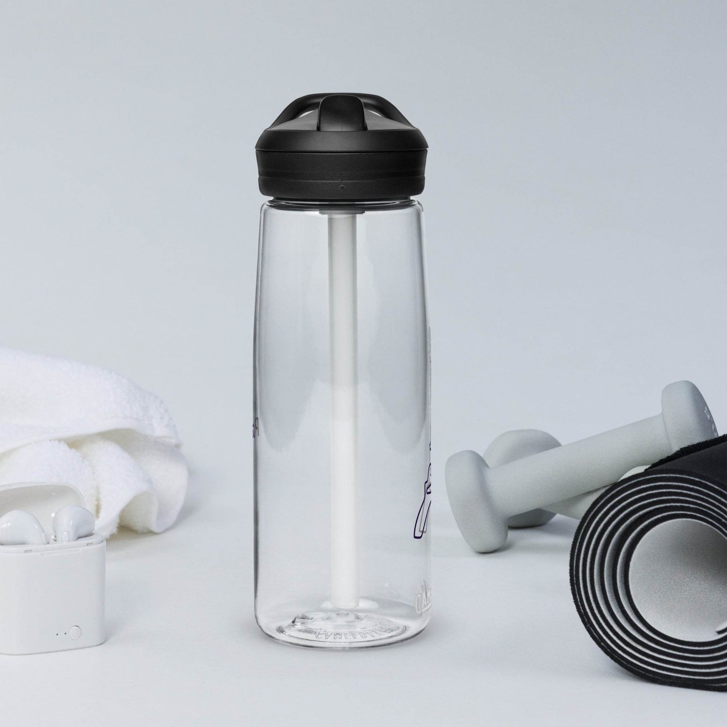 tsgabrielle • Paris • Sports Water Bottle • Clear • 25 oz - 739 ml - tsgabrielle