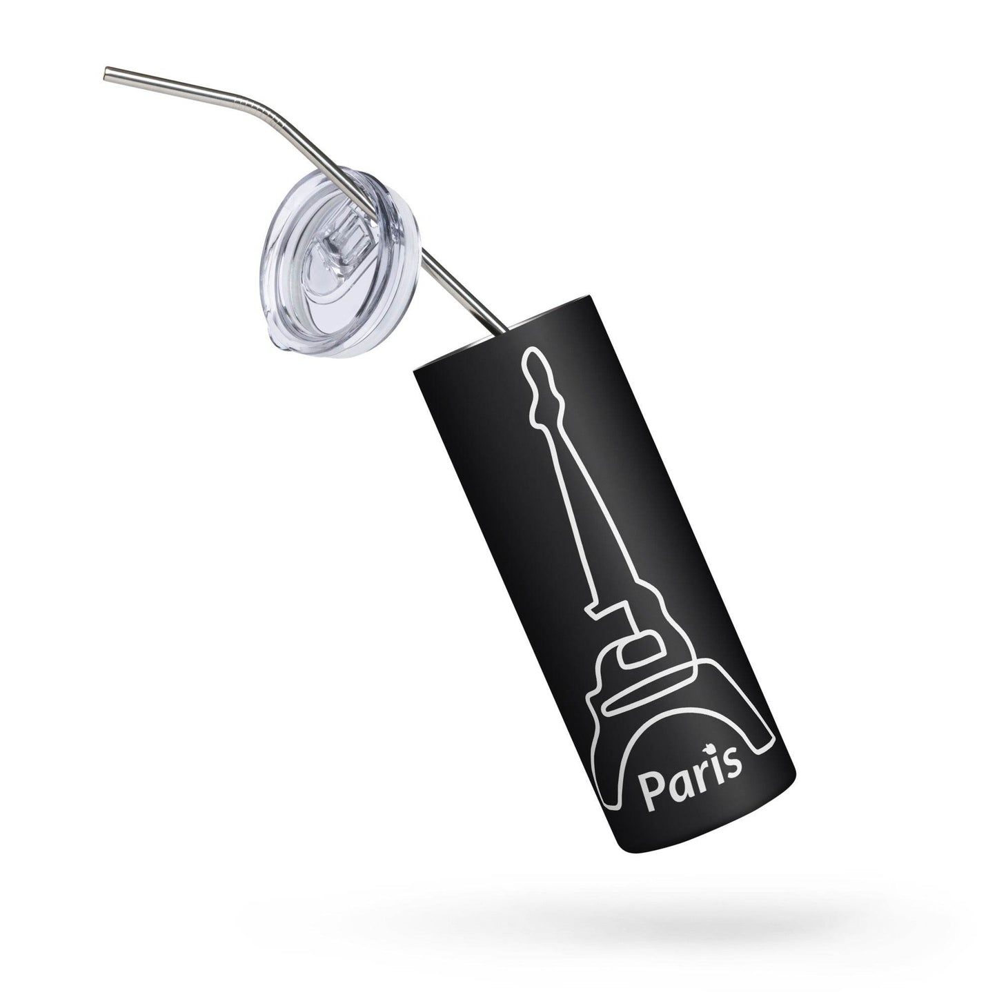 tsgabrielle • Paris • Tumbler • Stainless Steel • Black • 20 oz - 500 ml - tsgabrielle