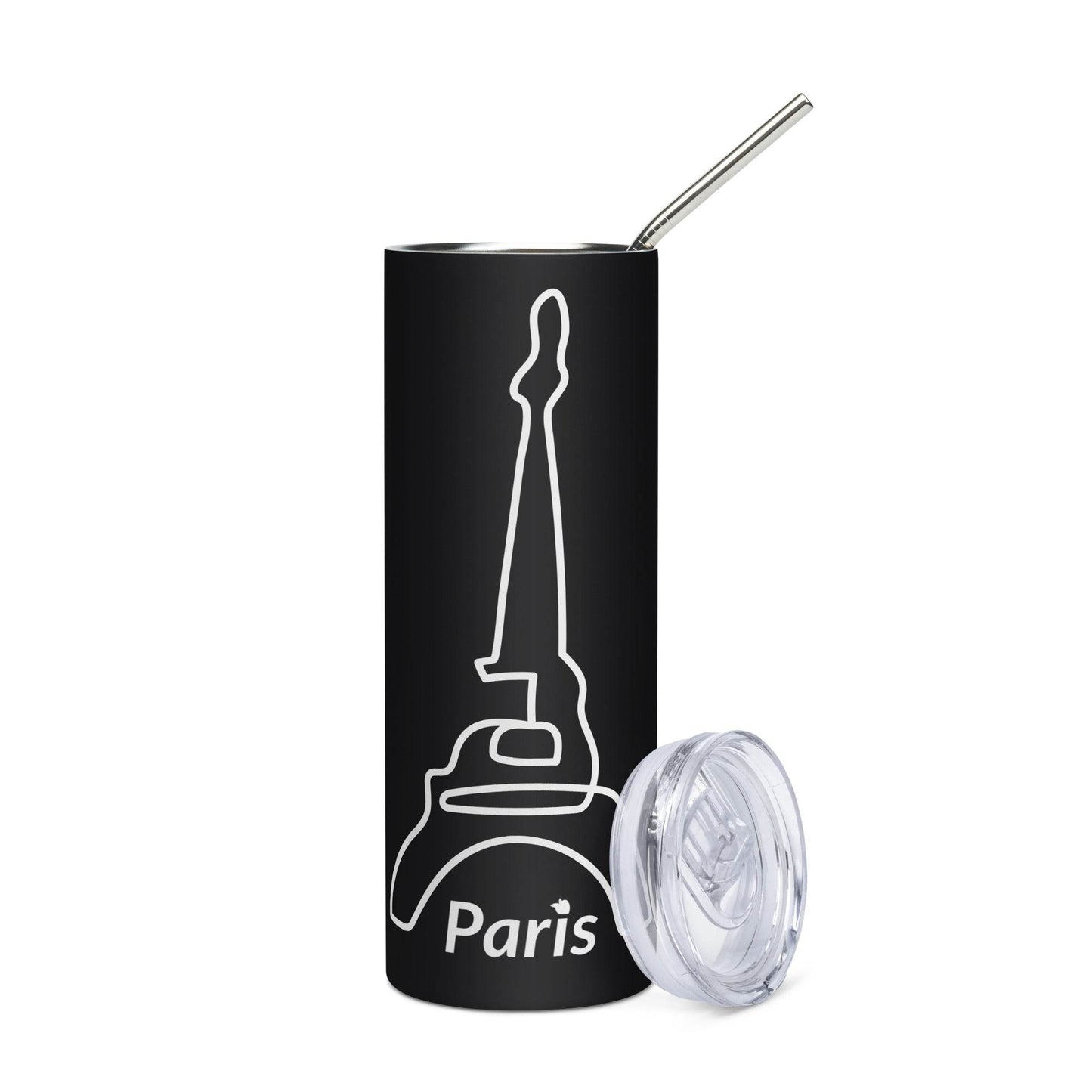 tsgabrielle • Paris • Tumbler • Stainless Steel • Black • 20 oz - 500 ml - tsgabrielle