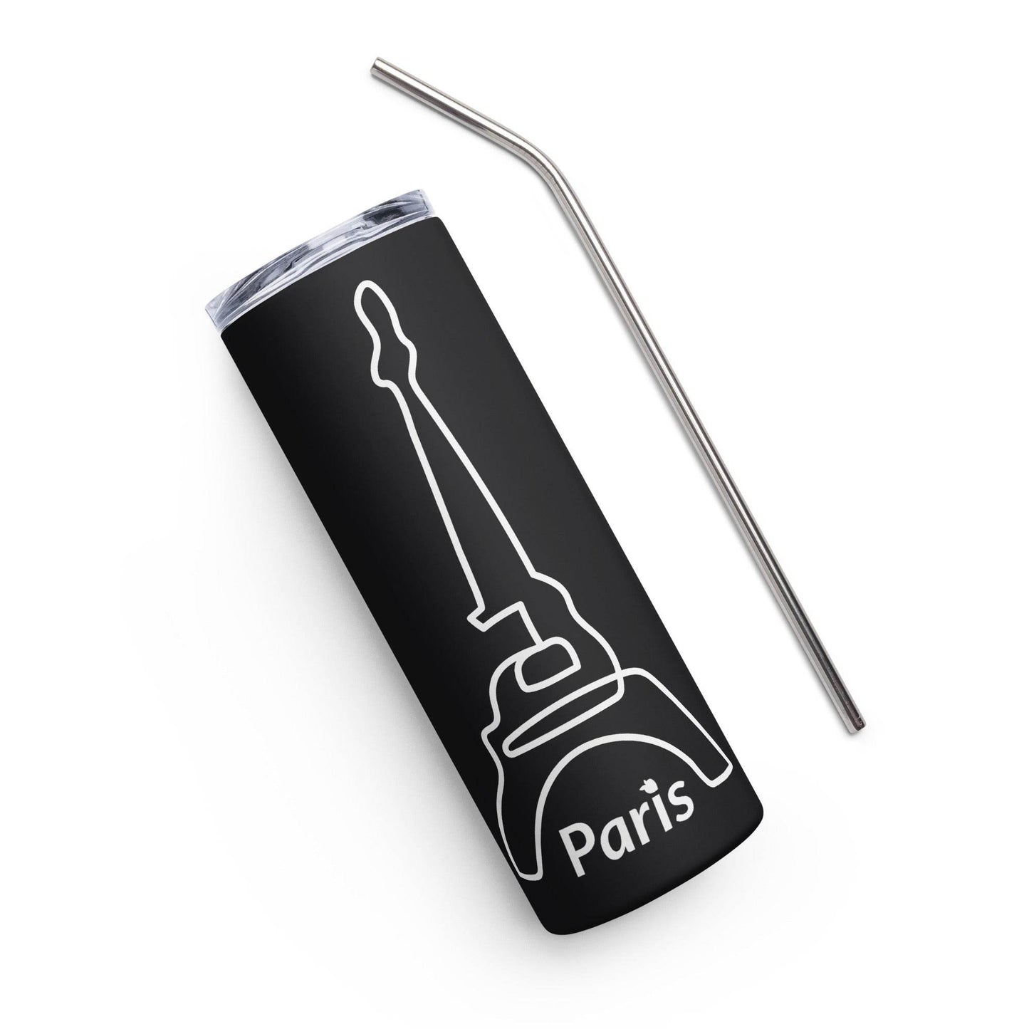 tsgabrielle • Paris • Tumbler • Stainless Steel • Black • 20 oz - 500 ml - tsgabrielle