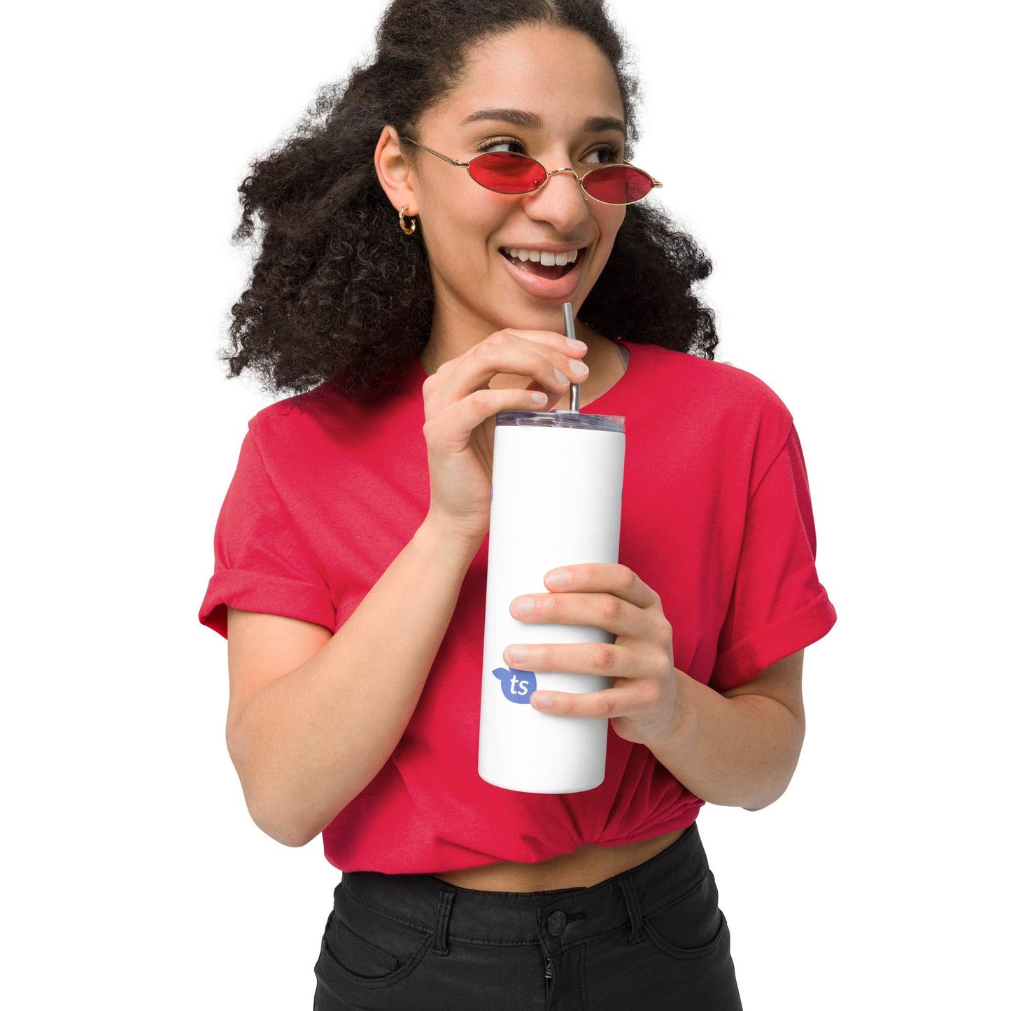 tsgabrielle • TransLove • Tumbler • Stainless Steel • White • 20 oz - 500 ml - tsgabrielle