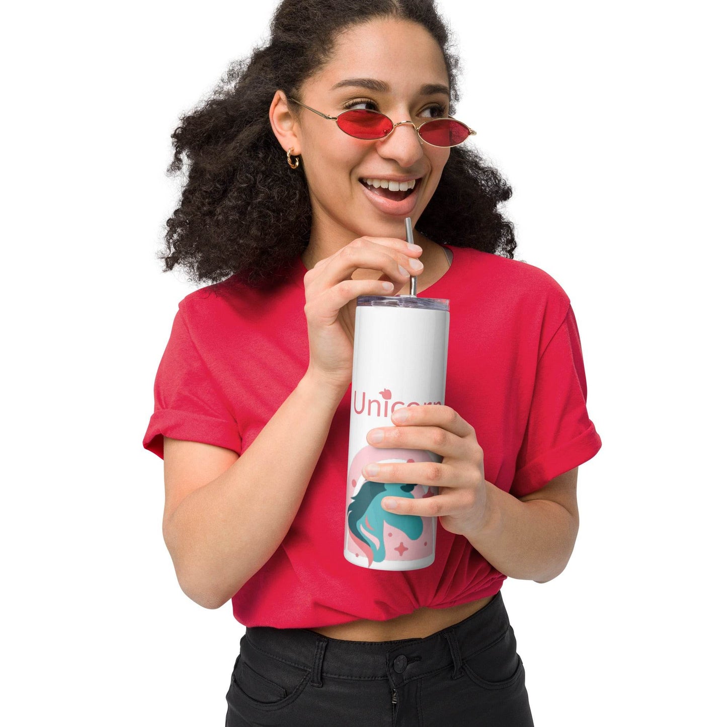 tsgabrielle • Unicorn- Seraphina • Tumbler • Stainless Steel • White • 20 oz - 500 ml - tsgabrielle