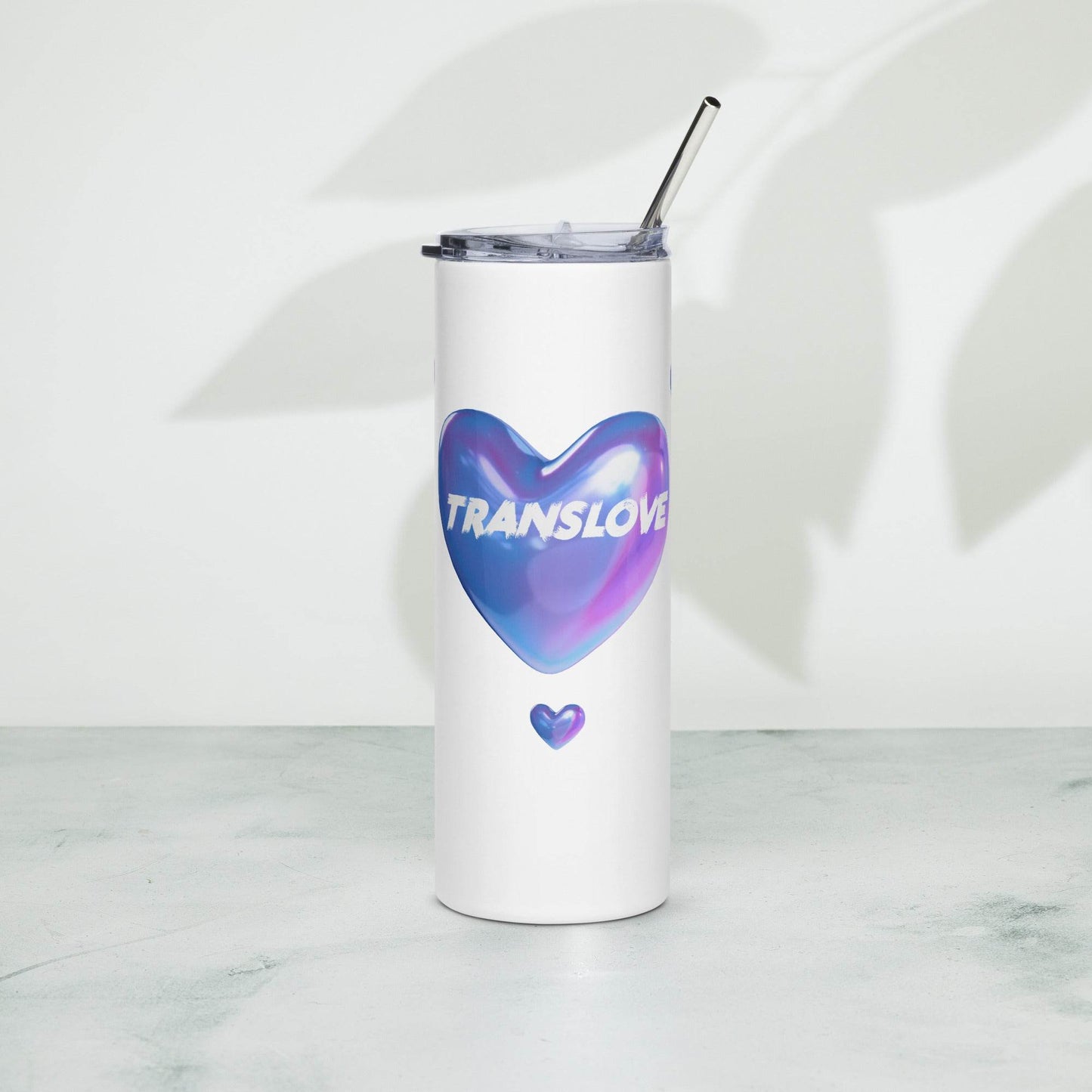 tsgabrielle • TransLove • Tumbler • Stainless Steel • White • 20 oz - 500 ml - tsgabrielle