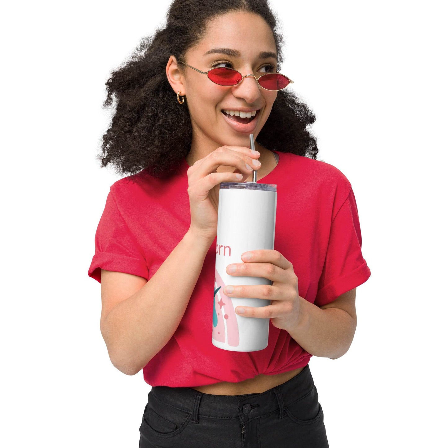 tsgabrielle • Unicorn- Seraphina • Tumbler • Stainless Steel • White • 20 oz - 500 ml - tsgabrielle
