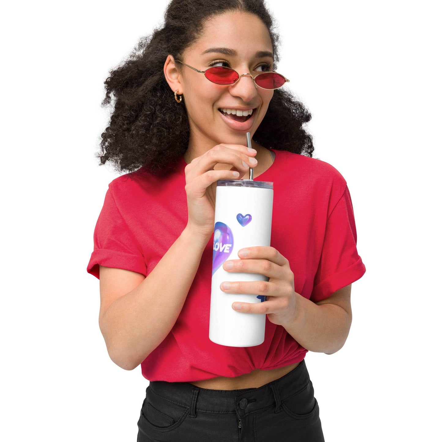 tsgabrielle • TransLove • Tumbler • Stainless Steel • White • 20 oz - 500 ml - tsgabrielle