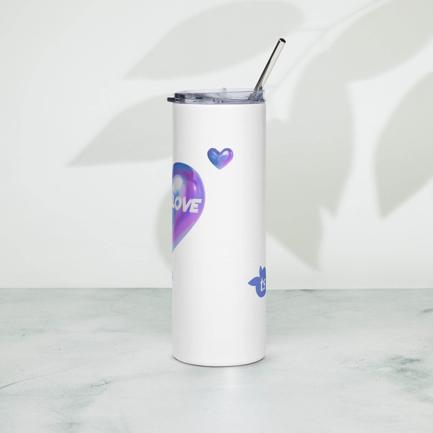 tsgabrielle • TransLove • Tumbler • Stainless Steel • White • 20 oz - 500 ml - tsgabrielle