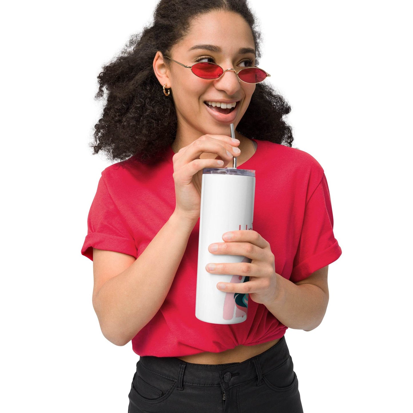 tsgabrielle • Unicorn- Seraphina • Tumbler • Stainless Steel • White • 20 oz - 500 ml - tsgabrielle