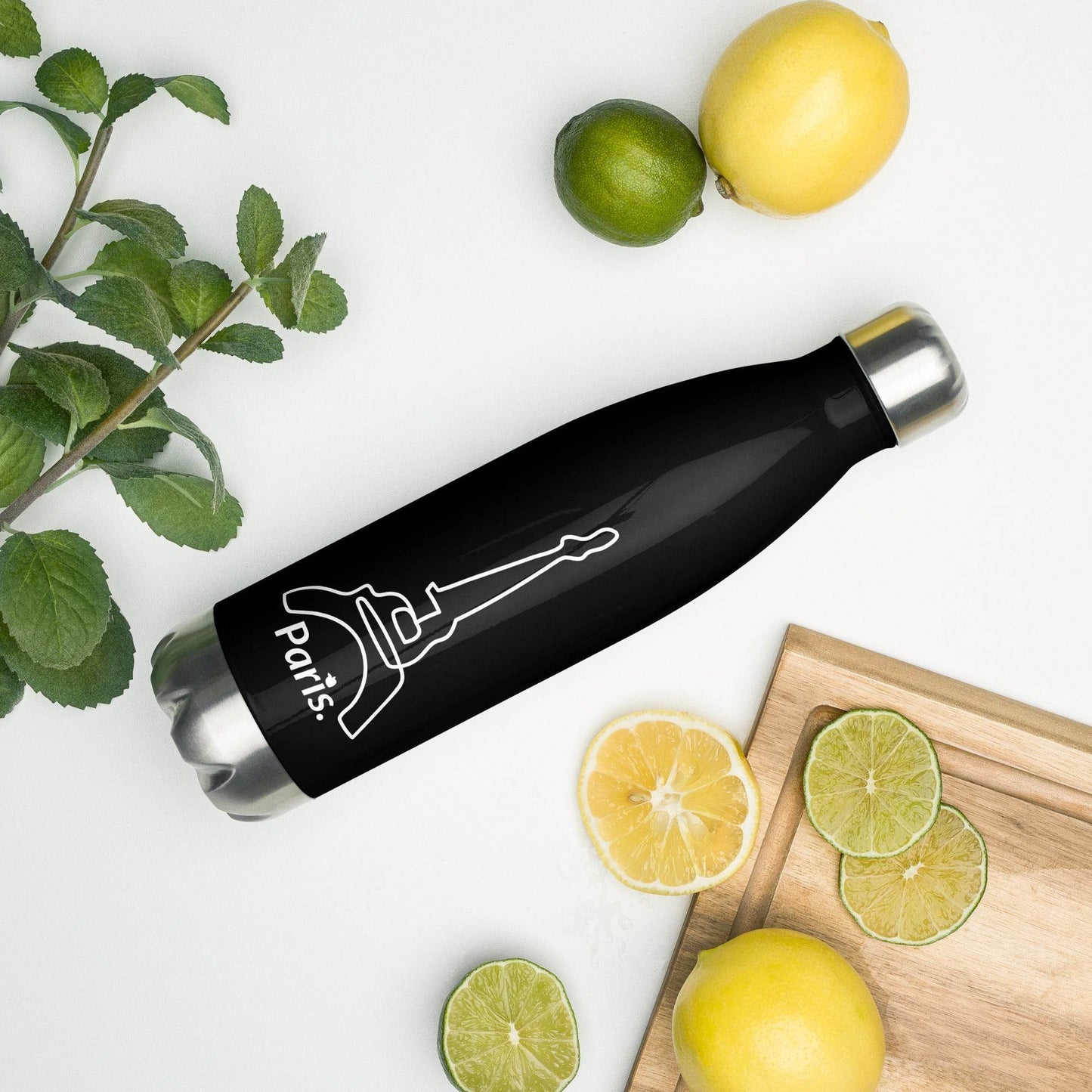 tsgabrielle • Paris • Tumbler • Stainless Steel • Black • 20 oz - 500 ml - tsgabrielle