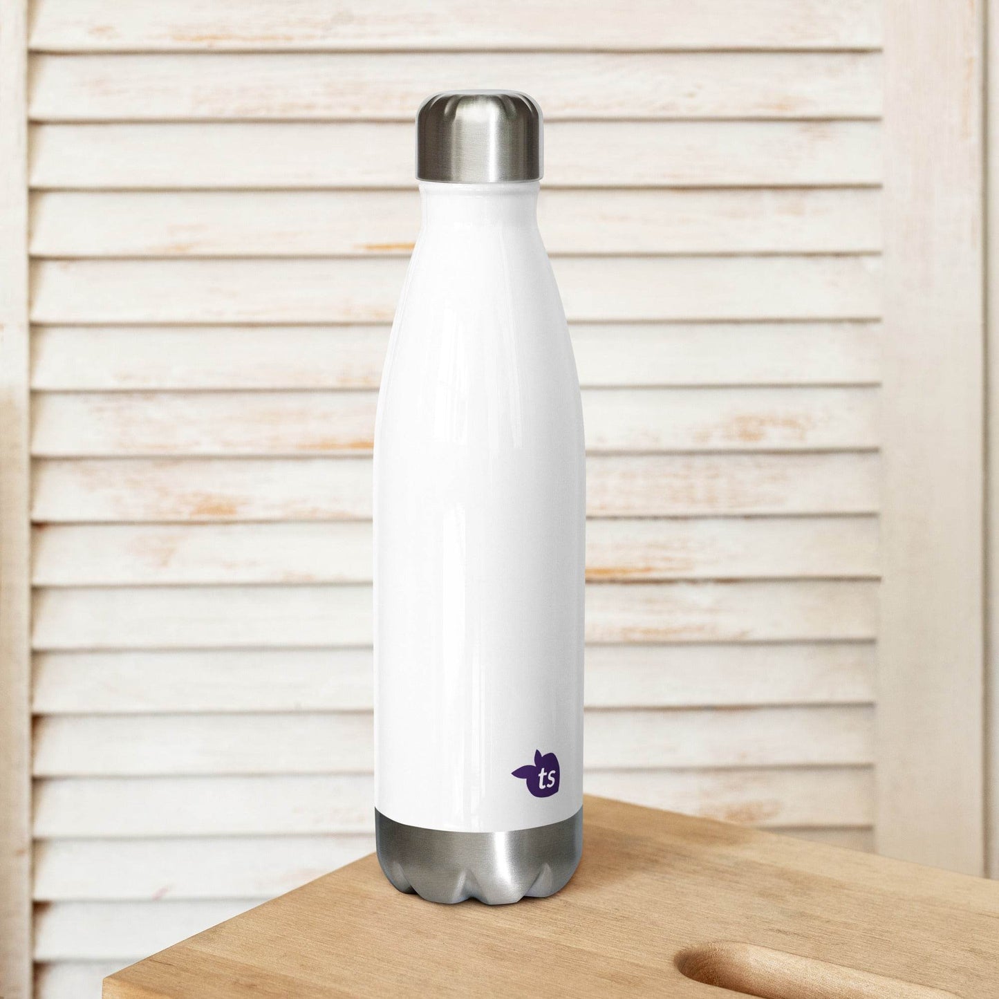 tsgabrielle • Paris - La TourEiffel • Water Bottle • White • Stainless Steel • 17 oz - 500ml - tsgabrielle