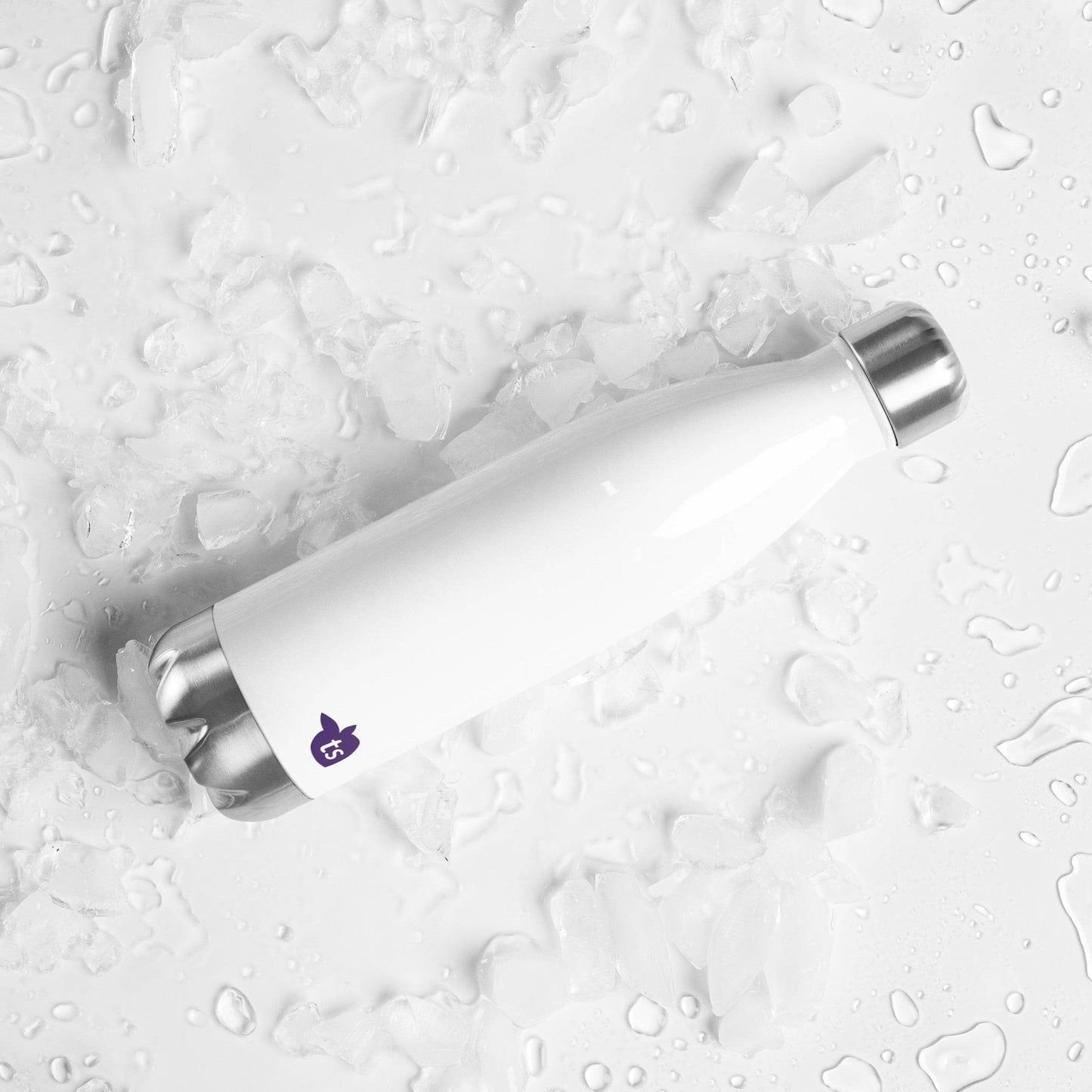 tsgabrielle • Paris - La TourEiffel • Water Bottle • White • Stainless Steel • 17 oz - 500ml - tsgabrielle