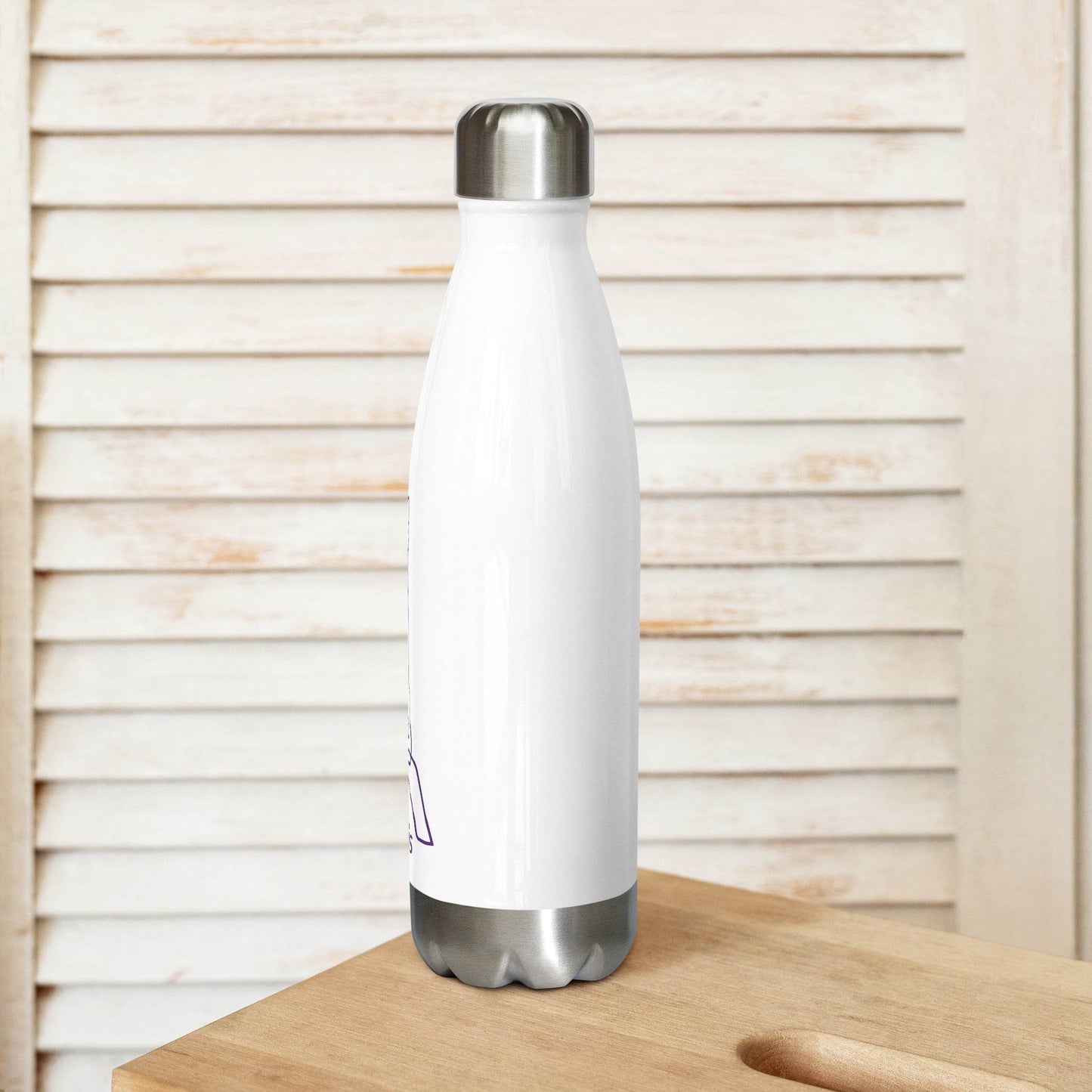 tsgabrielle • Paris - La TourEiffel • Water Bottle • White • Stainless Steel • 17 oz - 500ml - tsgabrielle