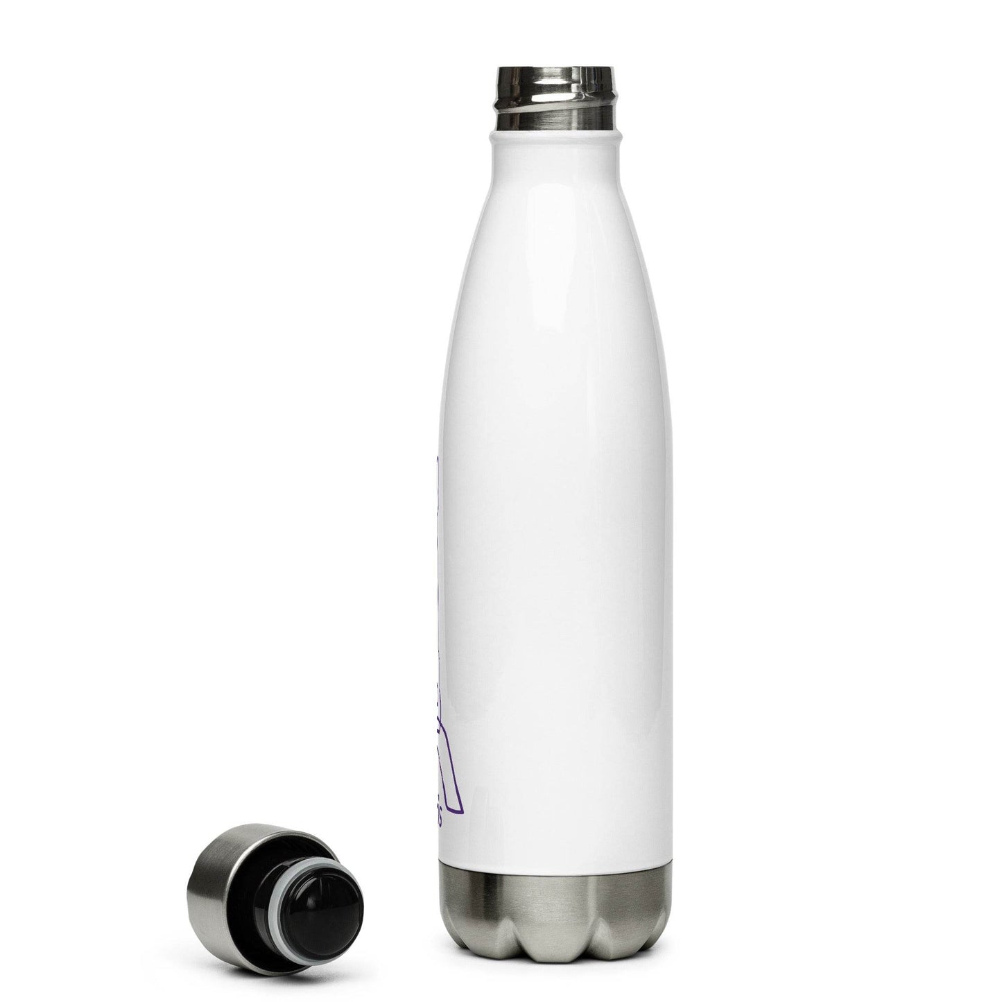 tsgabrielle • Paris - La TourEiffel • Water Bottle • White • Stainless Steel • 17 oz - 500ml - tsgabrielle