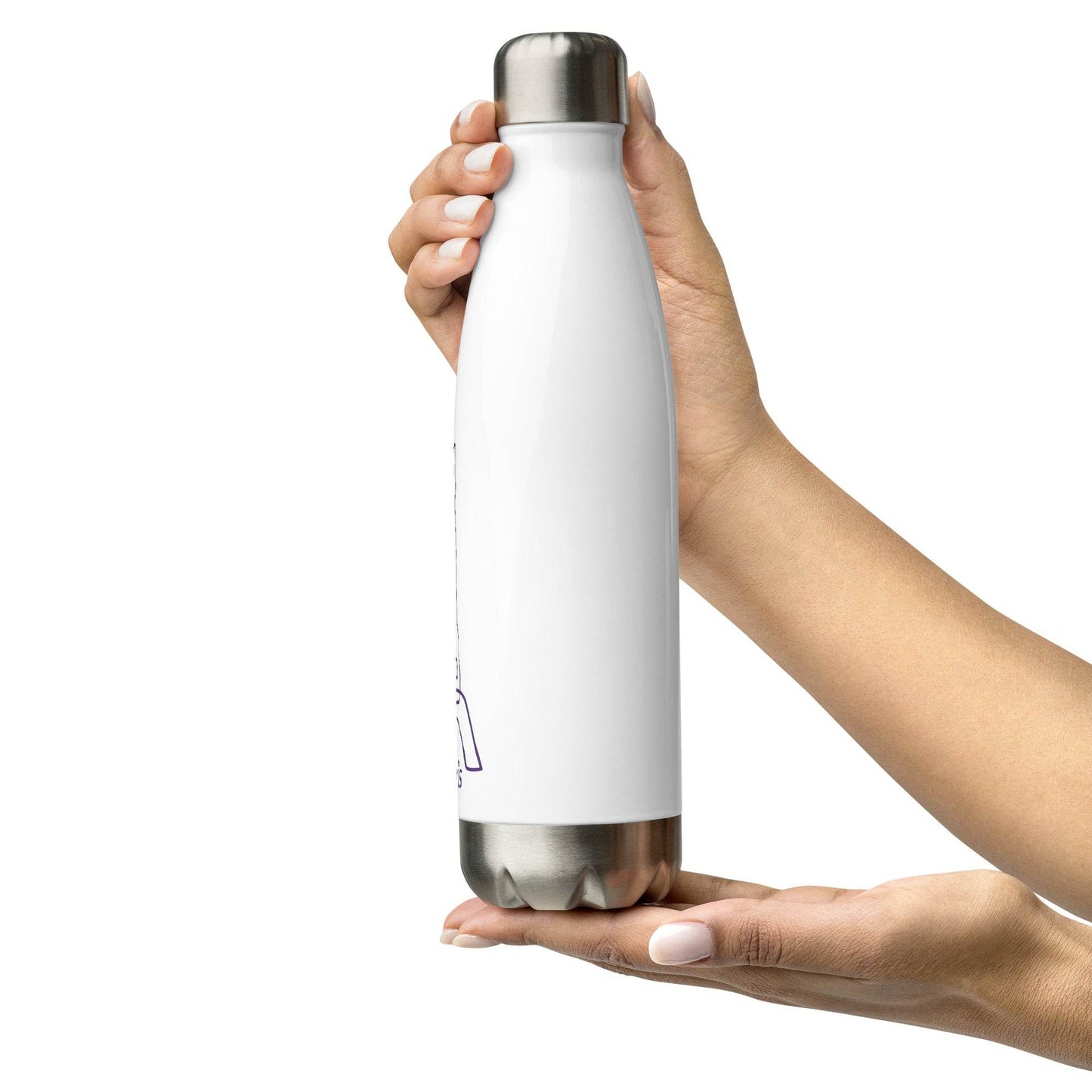 tsgabrielle • Paris - La TourEiffel • Water Bottle • White • Stainless Steel • 17 oz - 500ml - tsgabrielle