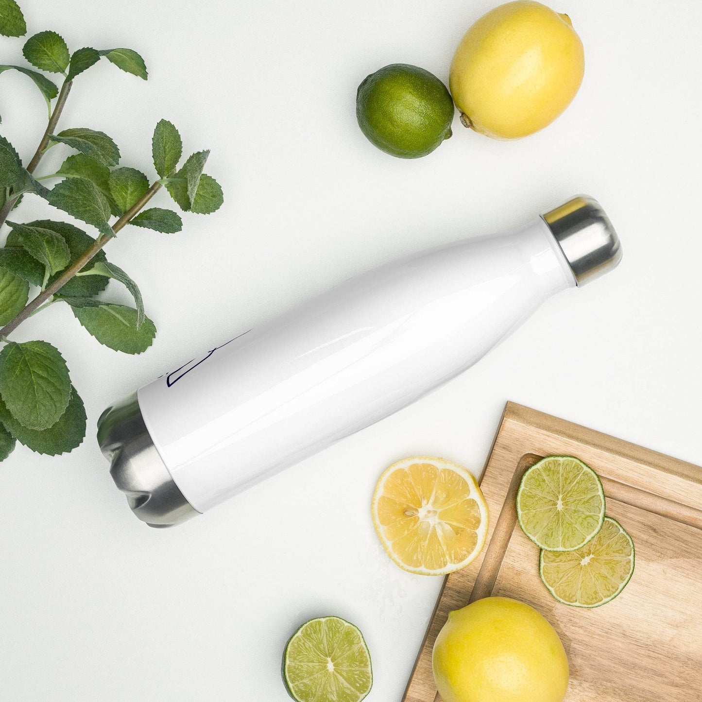 tsgabrielle • Paris - La TourEiffel • Water Bottle • White • Stainless Steel • 17 oz - 500ml - tsgabrielle