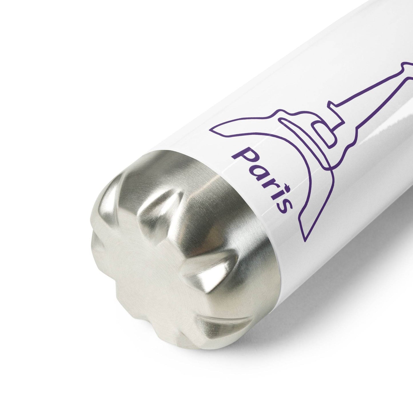 tsgabrielle • Paris - La TourEiffel • Water Bottle • White • Stainless Steel • 17 oz - 500ml - tsgabrielle