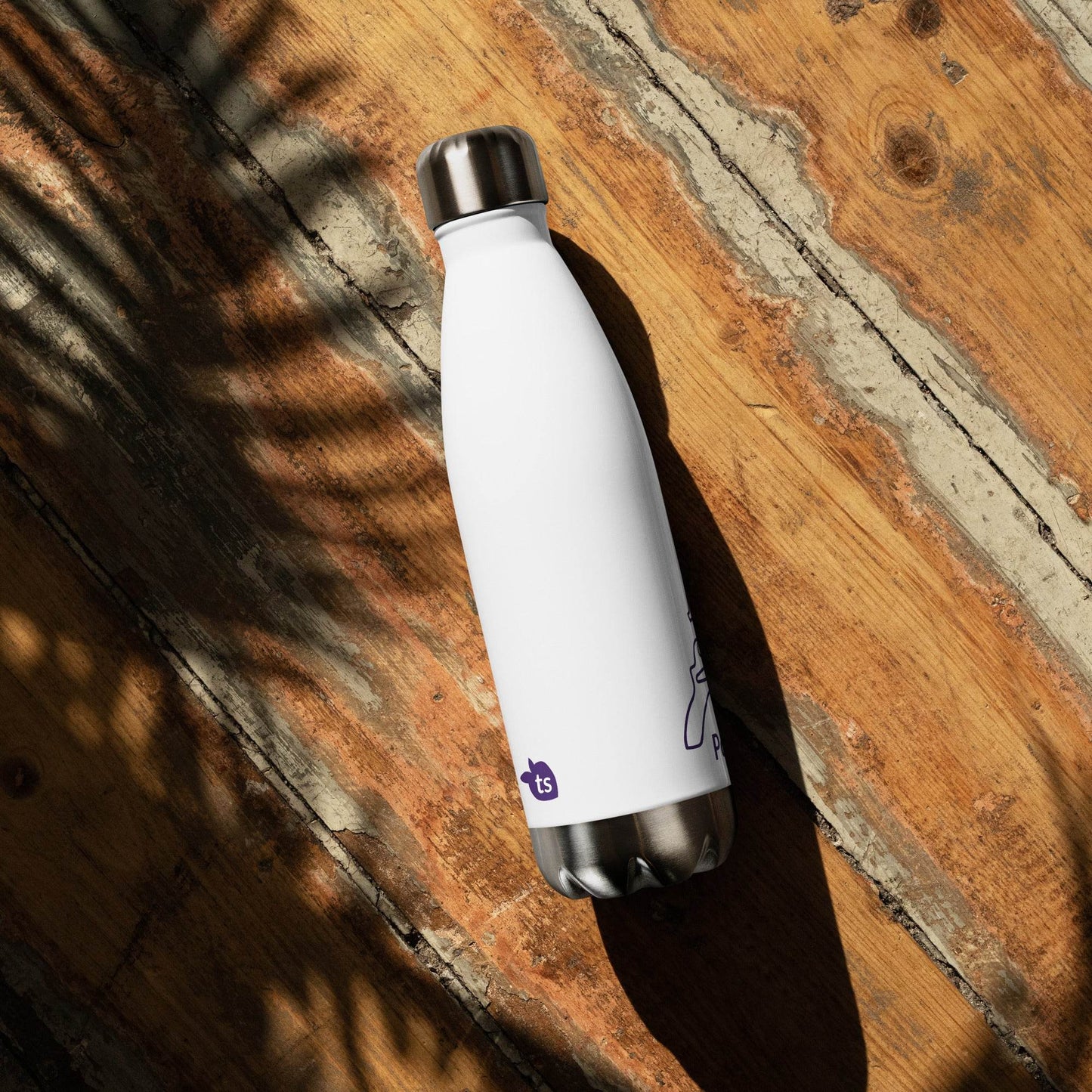 tsgabrielle • Paris - La TourEiffel • Water Bottle • White • Stainless Steel • 17 oz - 500ml - tsgabrielle