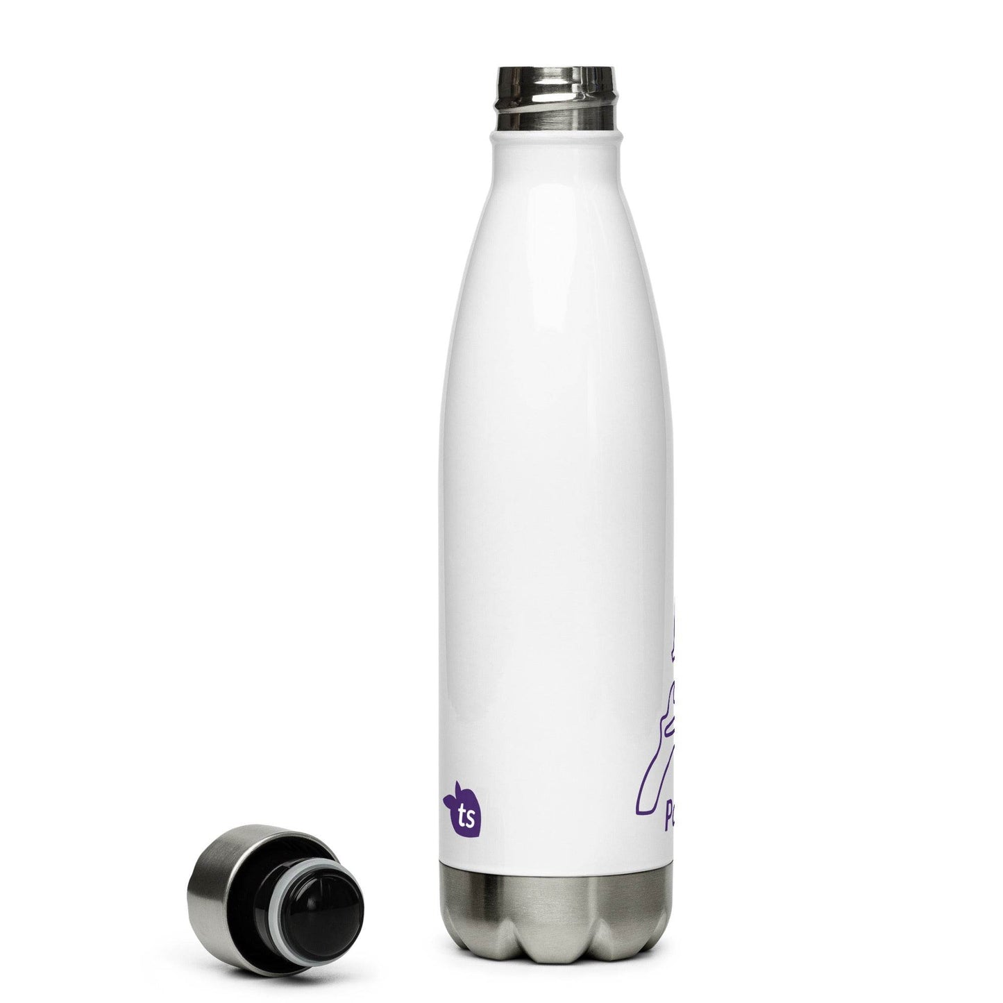 tsgabrielle • Paris - La TourEiffel • Water Bottle • White • Stainless Steel • 17 oz - 500ml - tsgabrielle