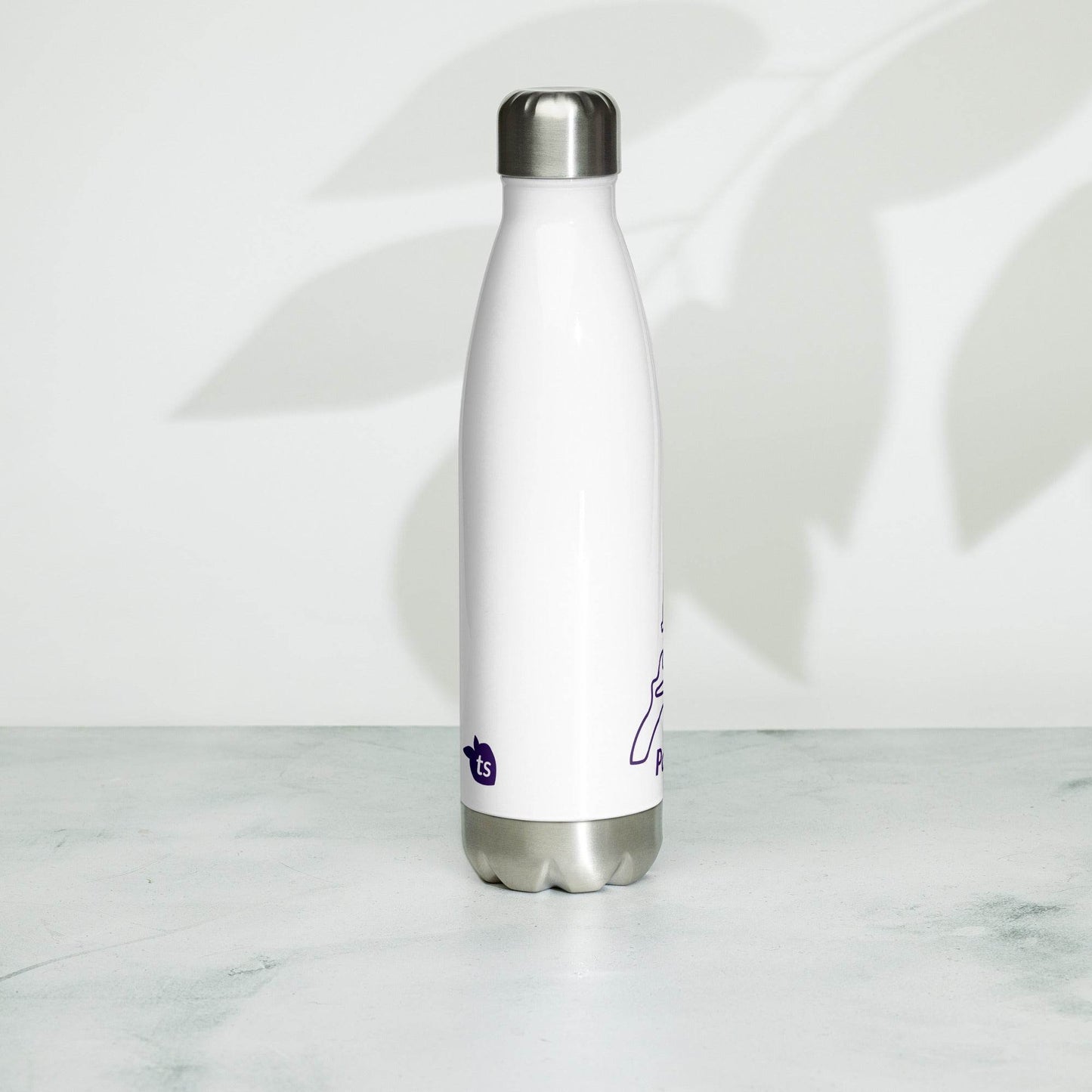 tsgabrielle • Paris - La TourEiffel • Water Bottle • White • Stainless Steel • 17 oz - 500ml - tsgabrielle