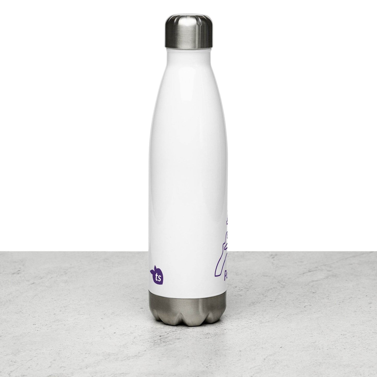 tsgabrielle • Paris - La TourEiffel • Water Bottle • White • Stainless Steel • 17 oz - 500ml - tsgabrielle