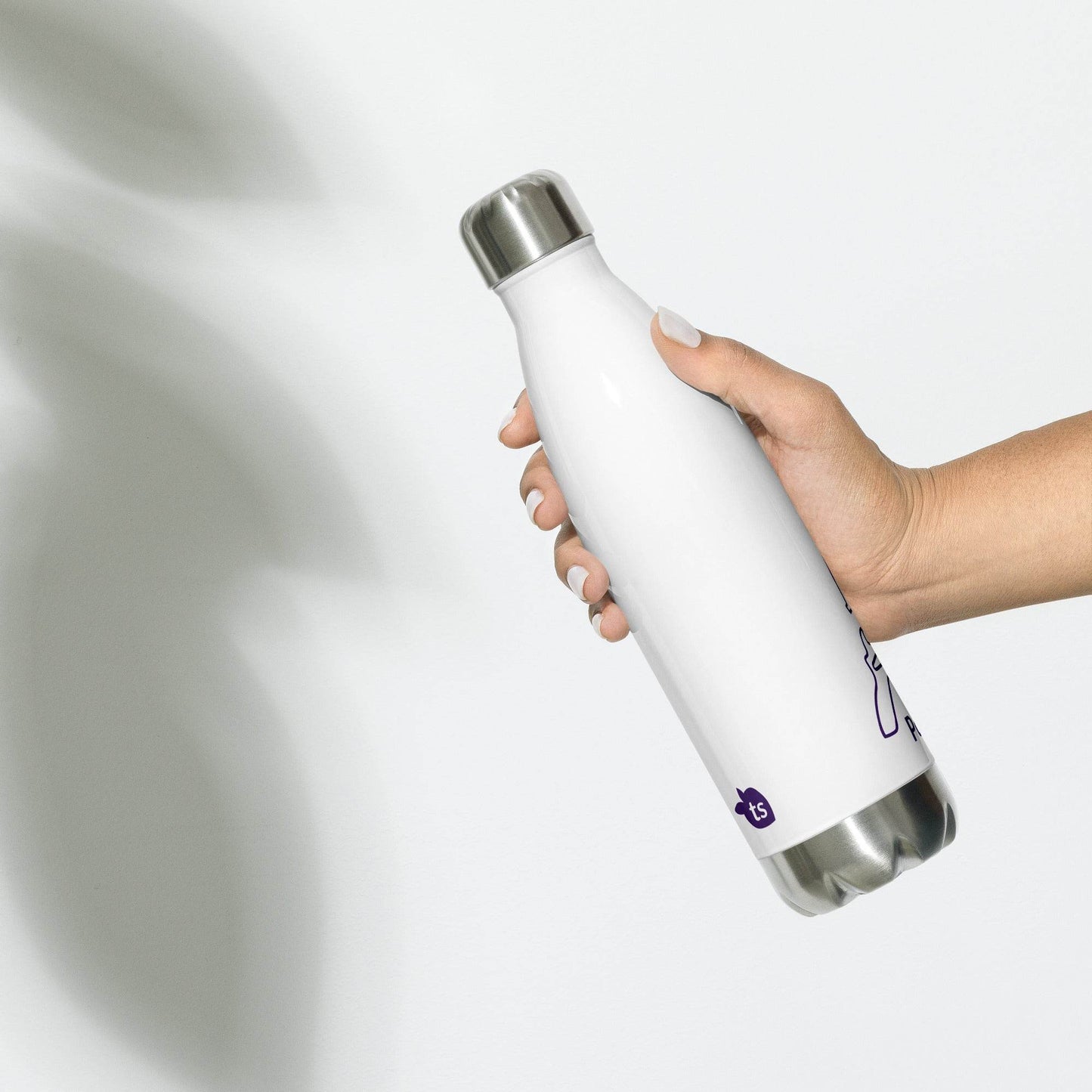 tsgabrielle • Paris - La TourEiffel • Water Bottle • White • Stainless Steel • 17 oz - 500ml - tsgabrielle