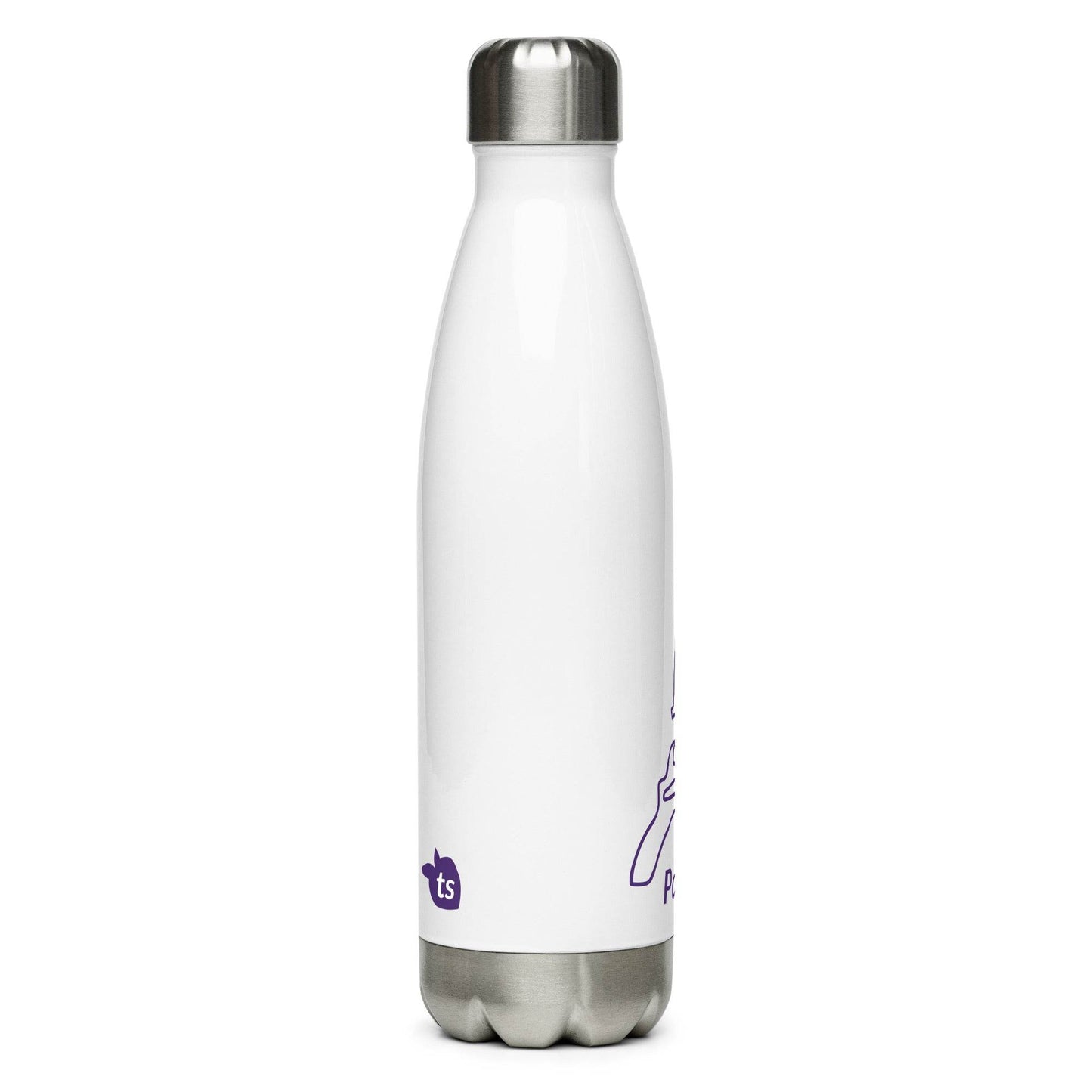 tsgabrielle • Paris - La TourEiffel • Water Bottle • White • Stainless Steel • 17 oz - 500ml - tsgabrielle