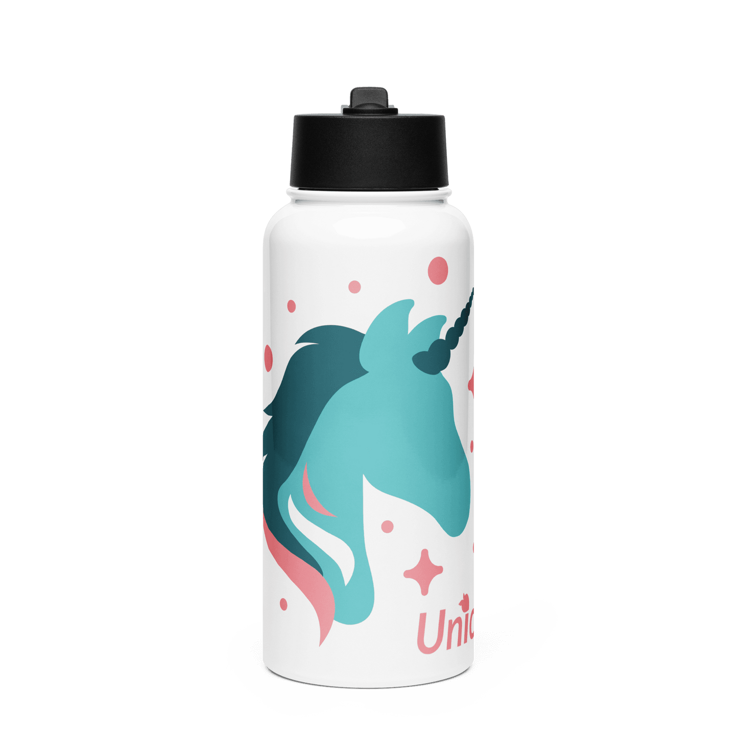 tsgabrielle • Unicorn - Seraphina • Water Bottle with a Straw Lid • 32 oz - tsgabrielle