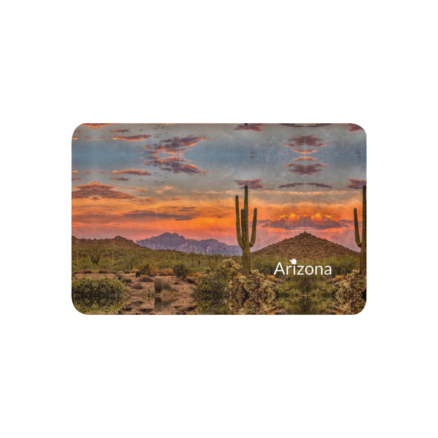 tsgabrielle • Arizona - Cactus • Sherpa Blanket • 37″ × 57″ - tsgabrielle