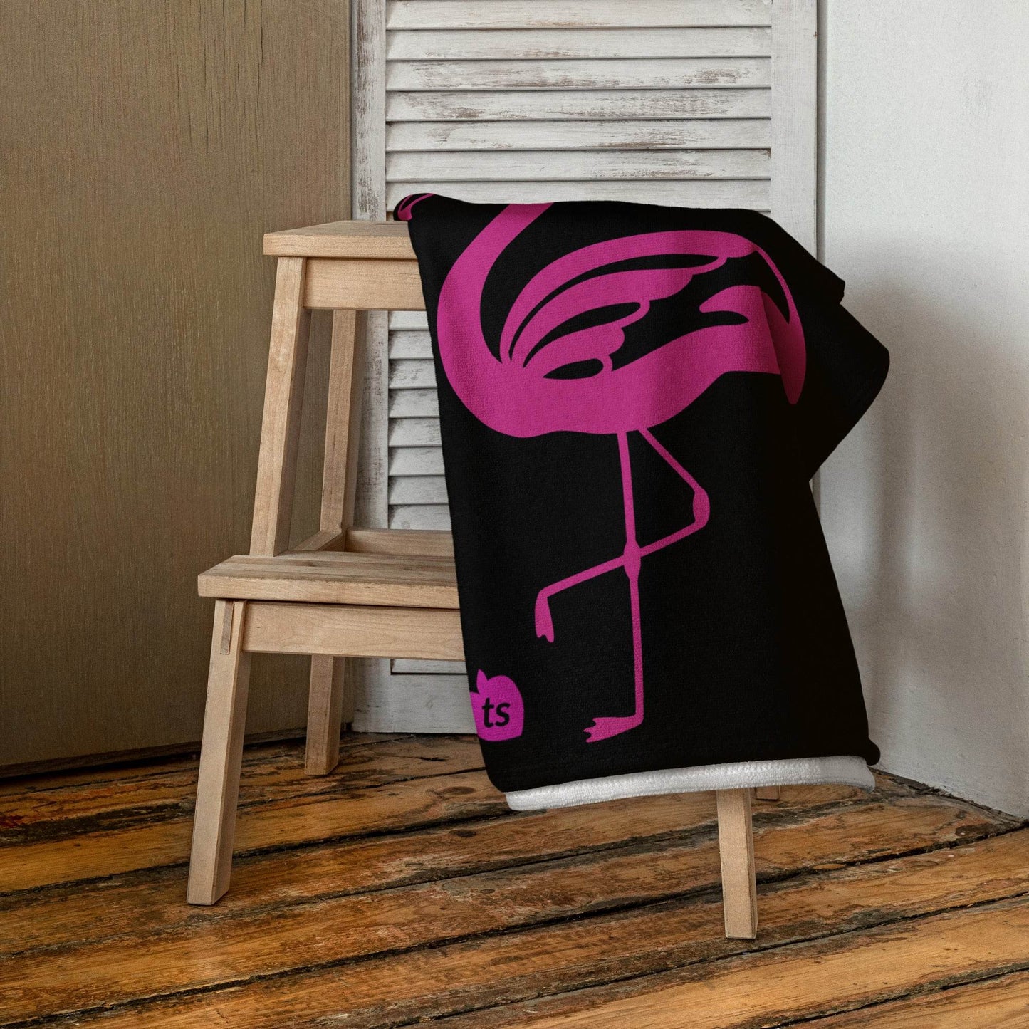 tsgabrielle • Flamant Rose • Towel • 30″ × 60″ - tsgabrielle