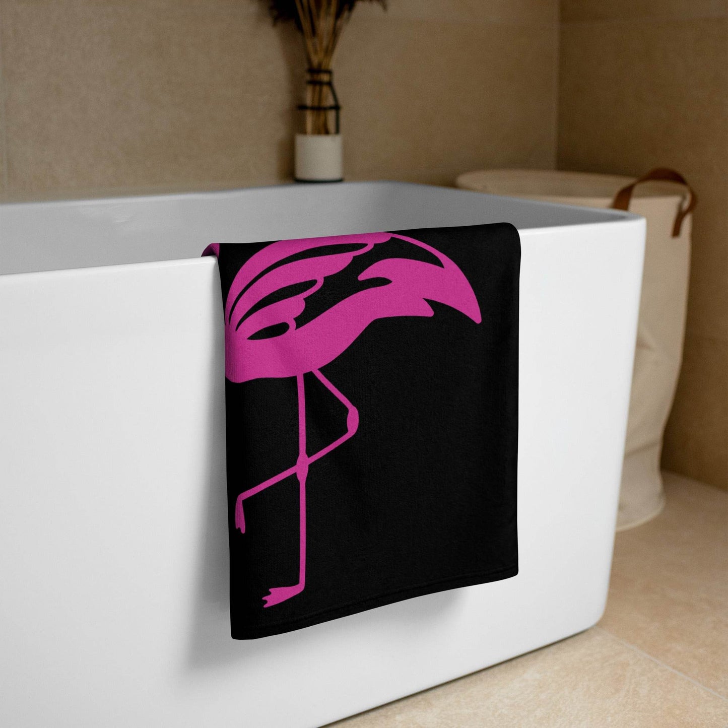 tsgabrielle • Flamant Rose • Towel • 30″ × 60″ - tsgabrielle