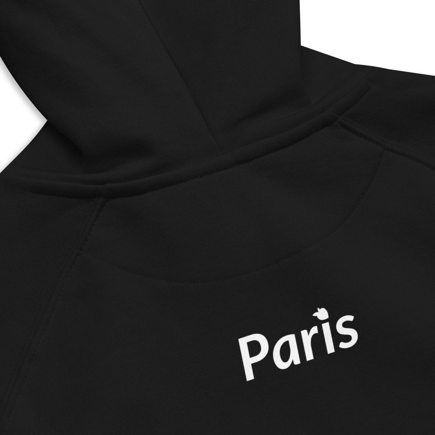 tsgabrielle • Men's • Paris- The Louvre Pyramid • Eco Raglan Hoodie • Black - tsgabrielle