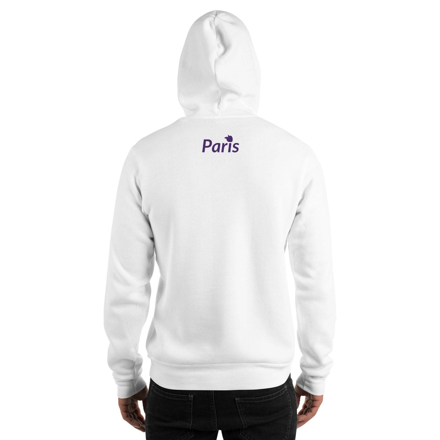 tsgabrielle • Men's • Paris - Arc de Triomphe • Hoodie • White - tsgabrielle