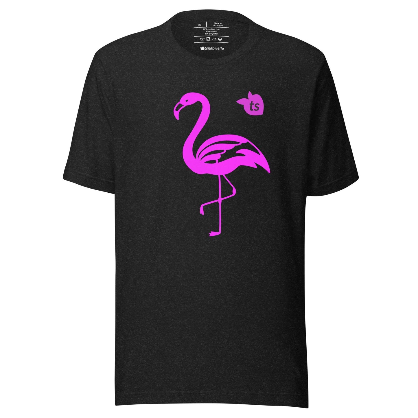 tsgabrielle • Men’s • Flamant Rose • T-Shirt • Black - tsgabrielle