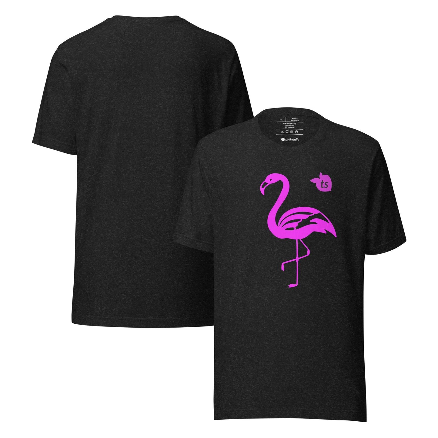 tsgabrielle • Men’s • Flamant Rose • T-Shirt • Black - tsgabrielle